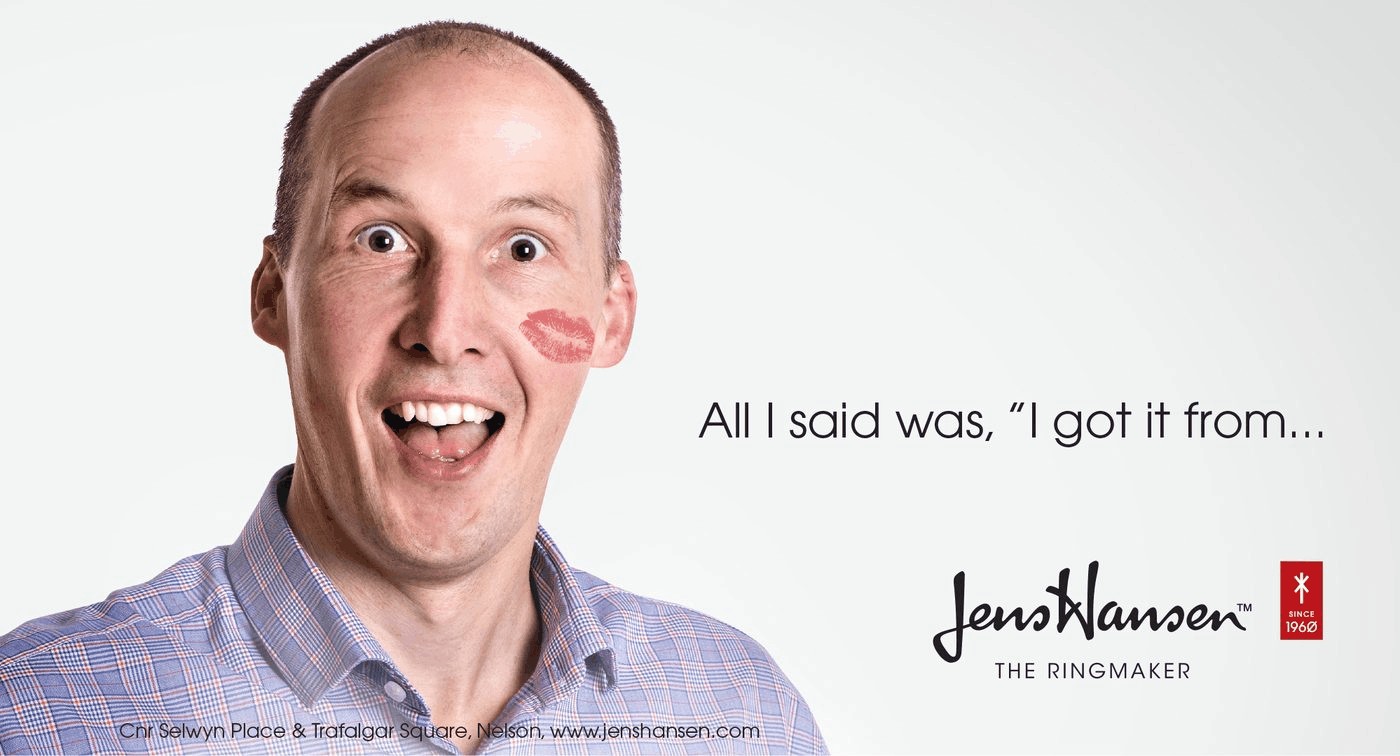 You know what they say...
Our Jens Hansen Happy Man campaign.  