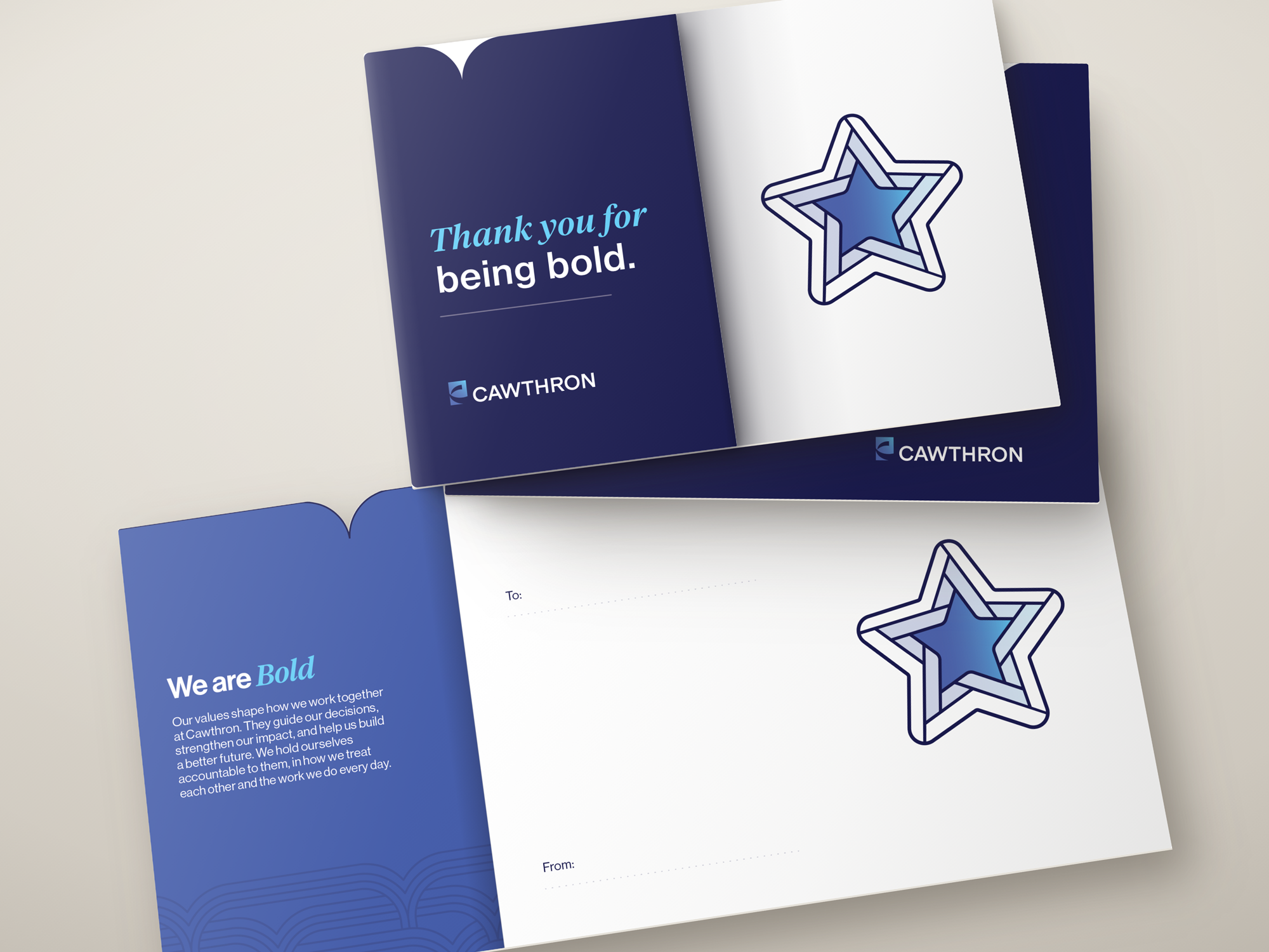 Cawthron not only stand by their values, they invest in them, bringing Publik on board to produce a range of collateral such as posters and thank-you cards.