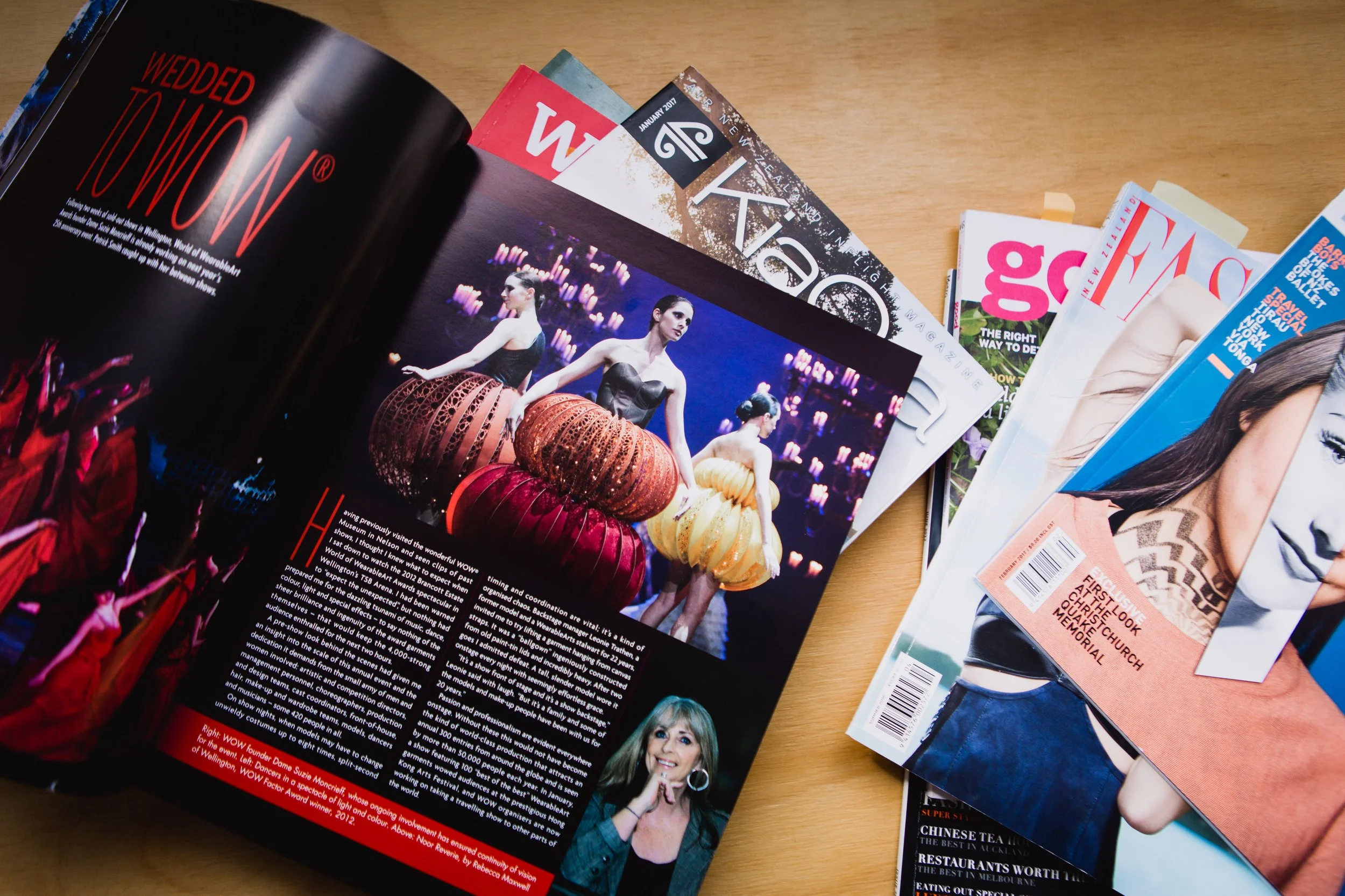 The story of the WOW show and its founder found its place across magazines, newspapers and radio. 