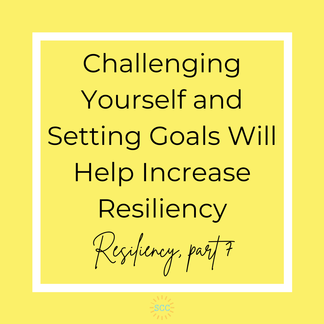 Challenging Yourself and Setting Goals Will Help Increase Resiliency (resiliency: part 7)
