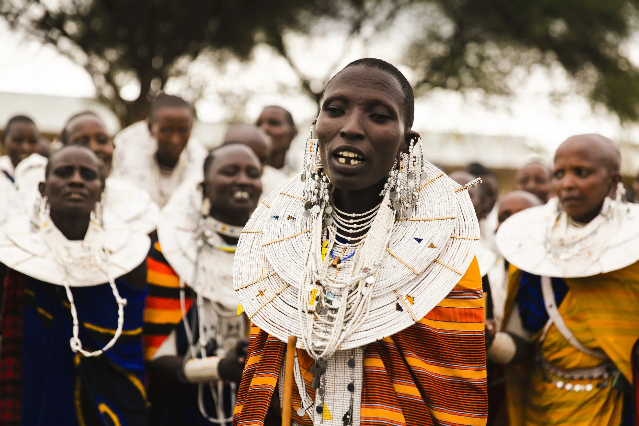 Maasai tribal dance leader  |  