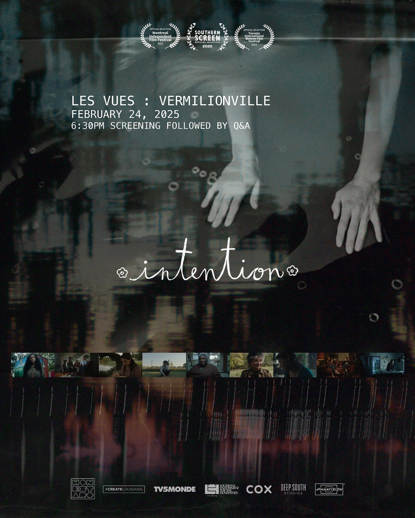@intention.film will be screening monday evening at @vermilionville, coincidentally coinciding with the five year anniversary of its release

doors open around 6pm : free to attend with q&amp;a to follow with the filmmakers + women featured : we hope