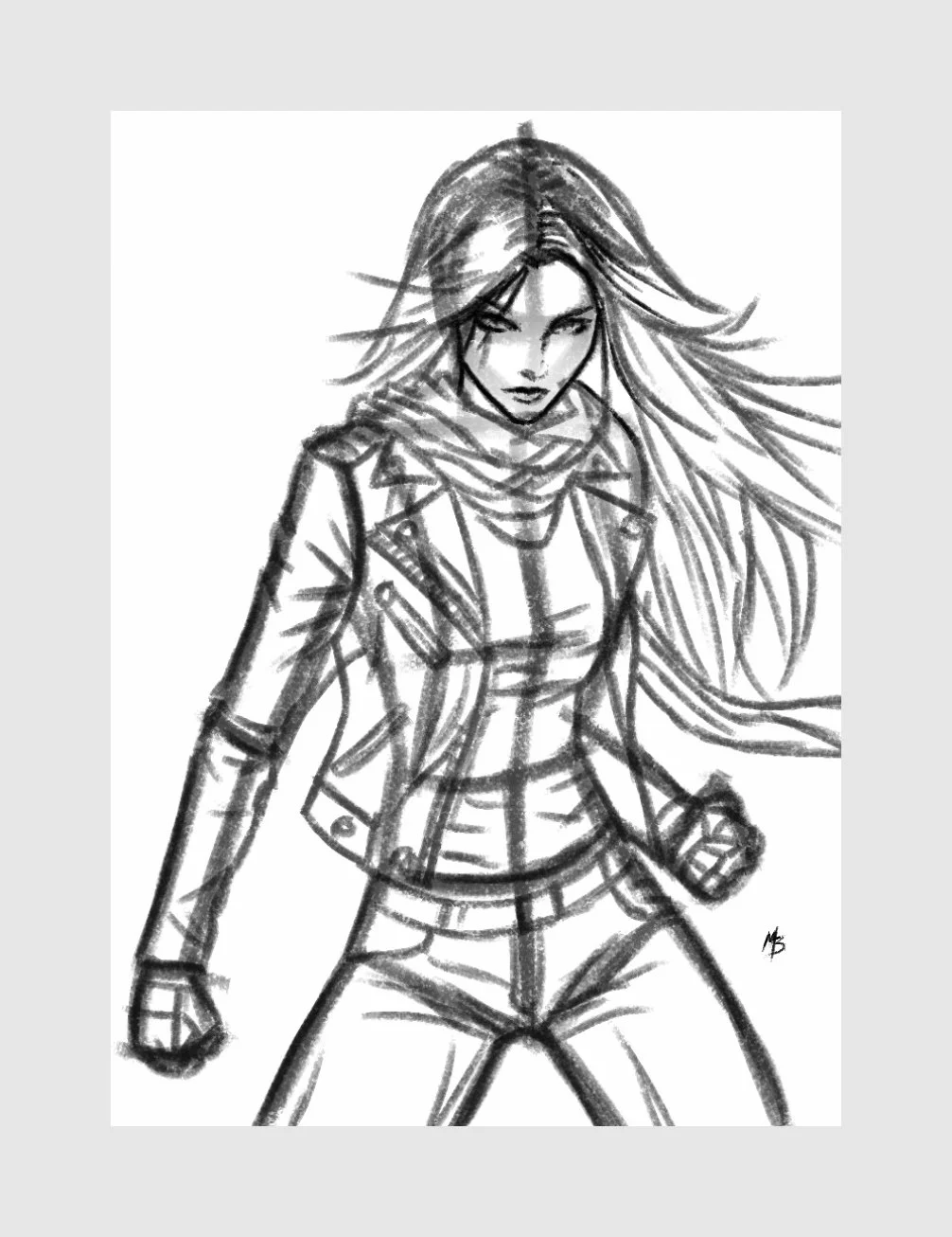 Step 01 Rough Sketch