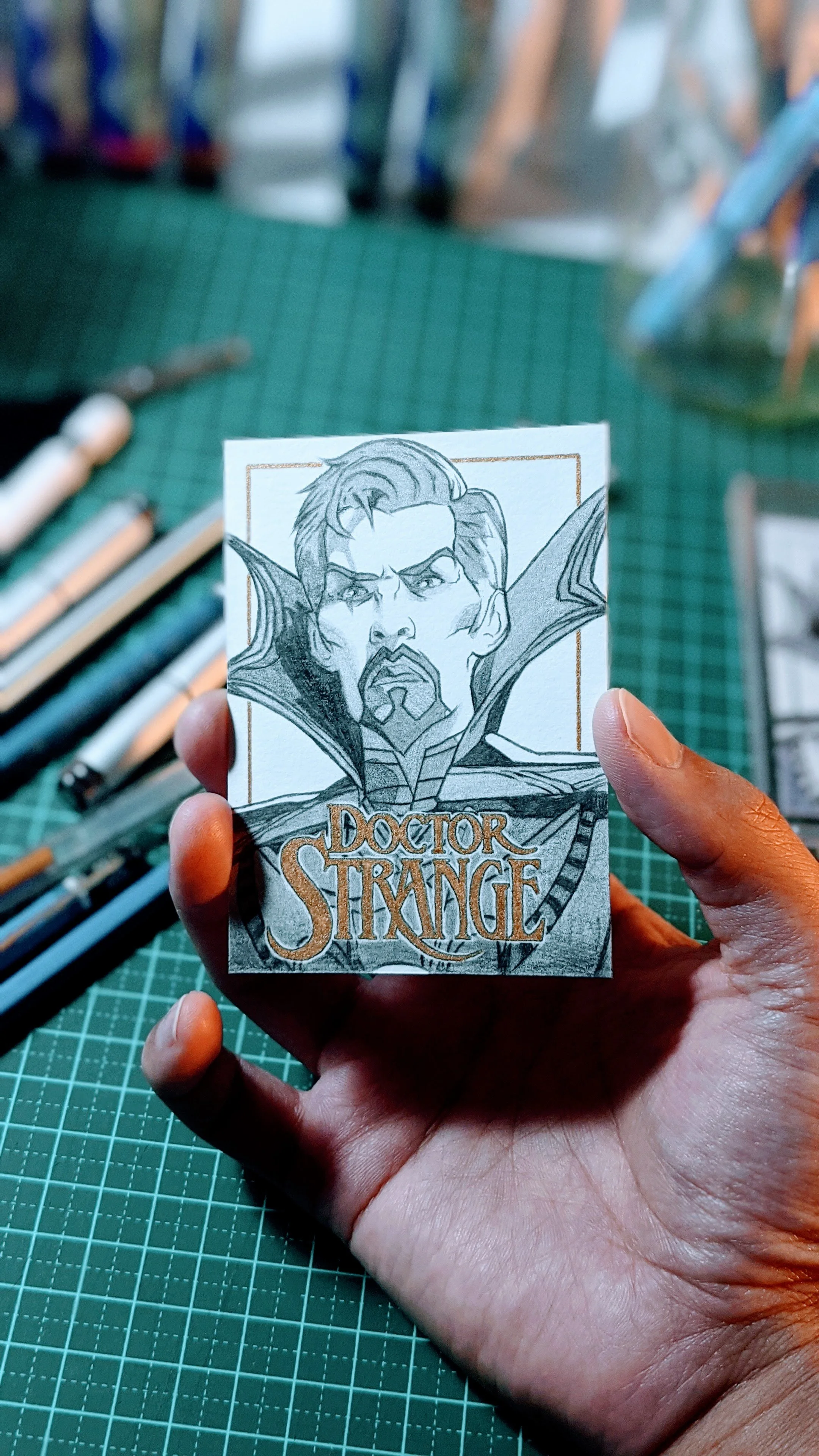 Doctor Strange by Mark Bartle Sketch Card Story 210906.jpg