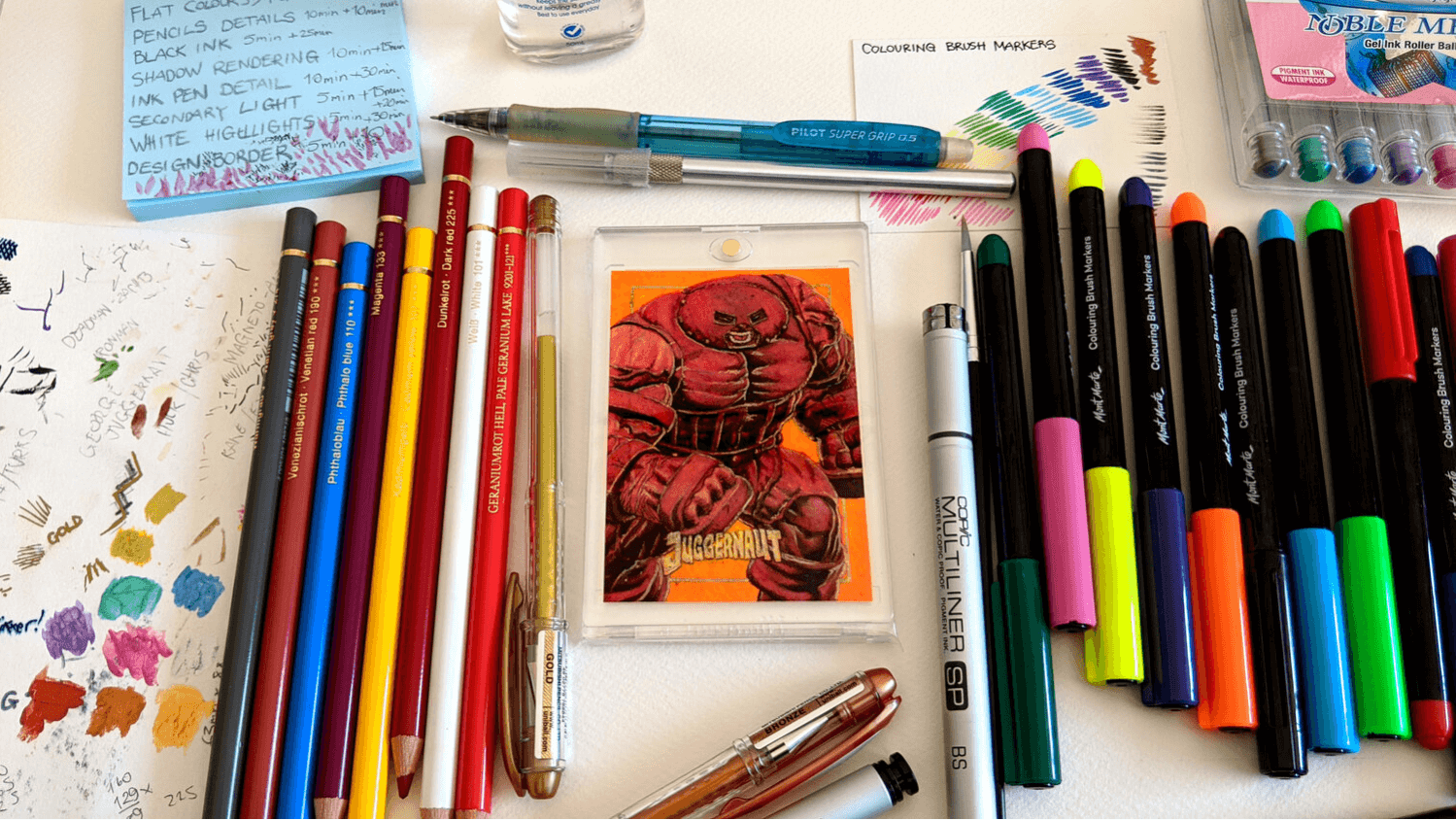 9 Steps juggernaut drawing tutorial