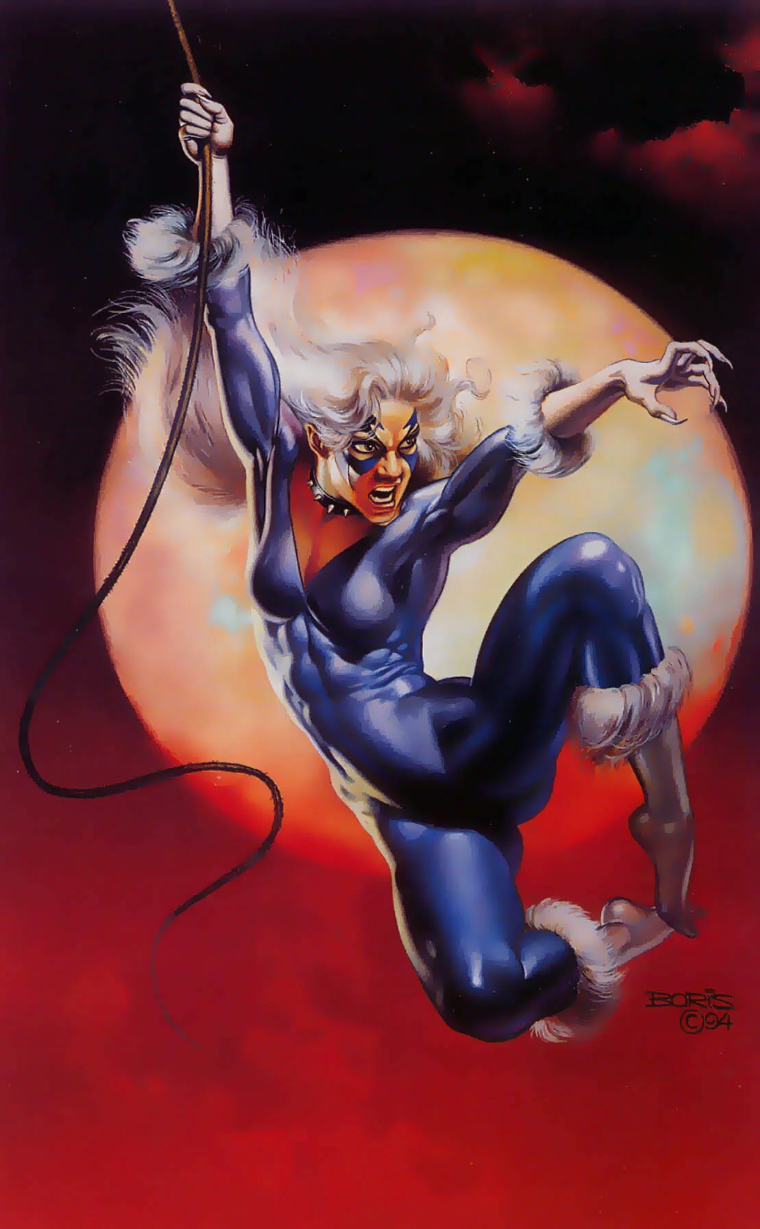 Black Cat by artist Julie Bell