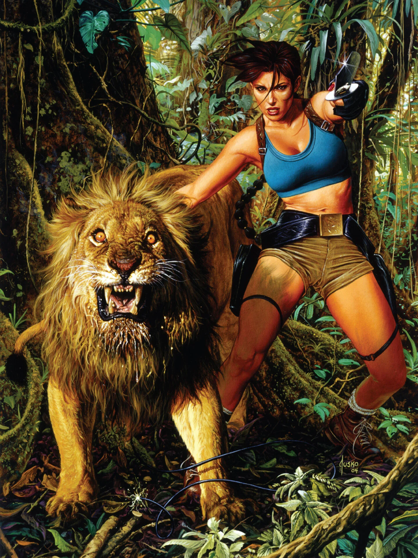 Mark Bartle Art Random Radness Tomb Raider Joe Jusko.jpg
