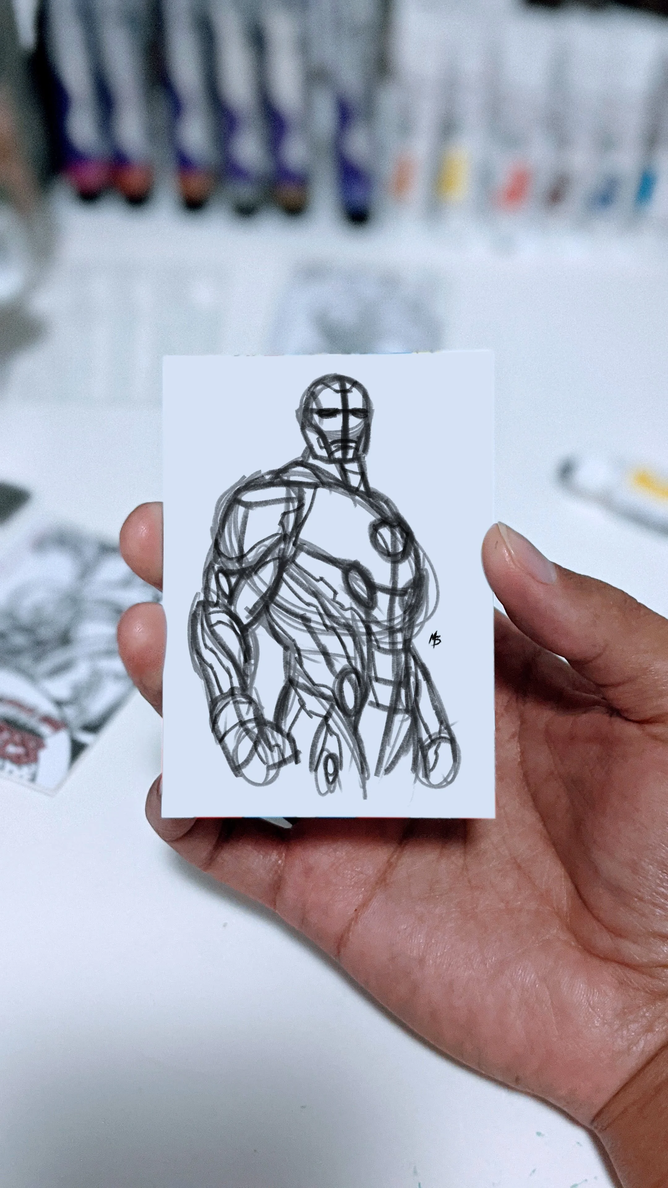 Iron-Man by Mark Bartle Sketch Card Story.jpg