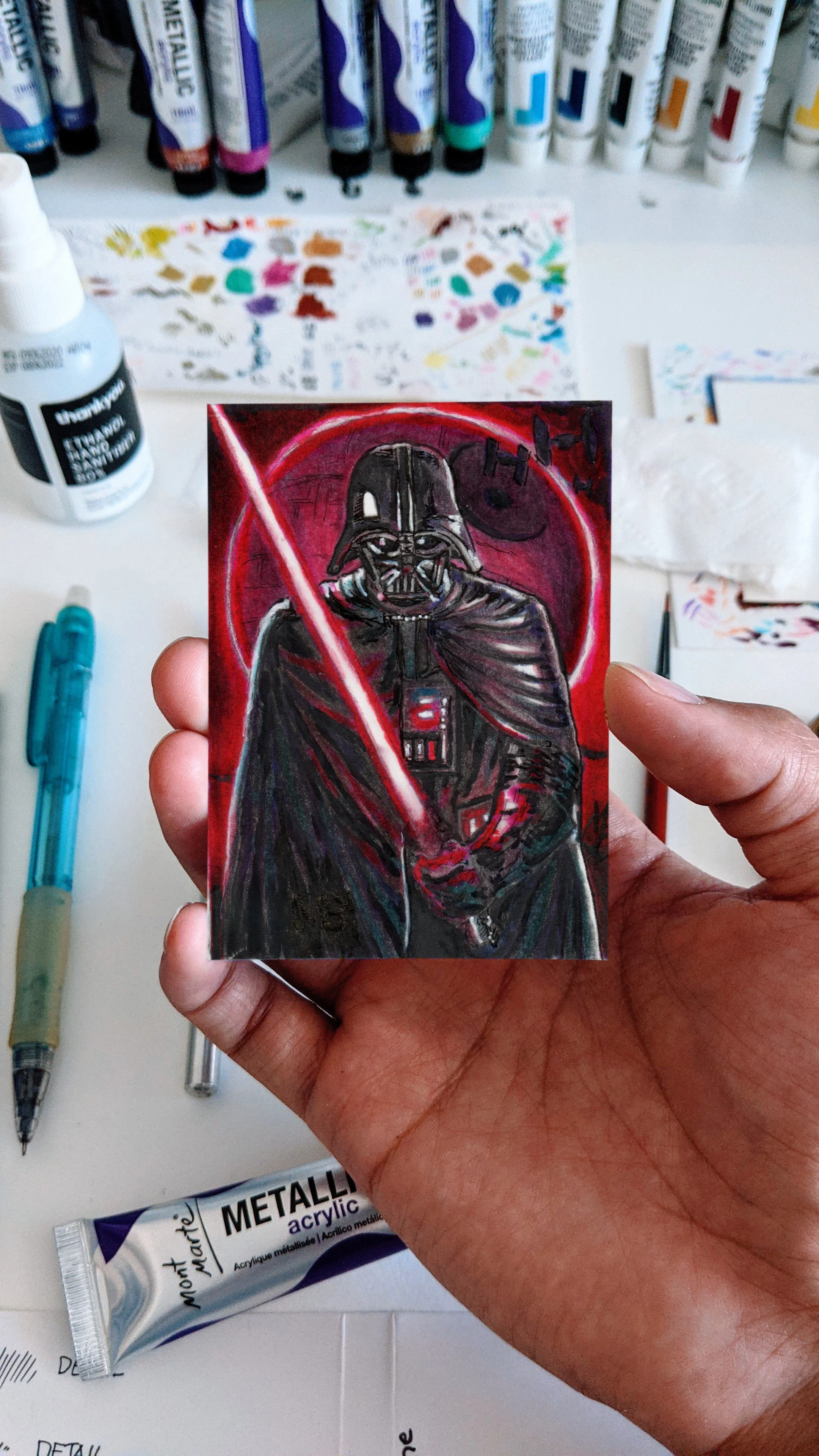 Darth Vader by Mark Bartle Art Card Story.jpg