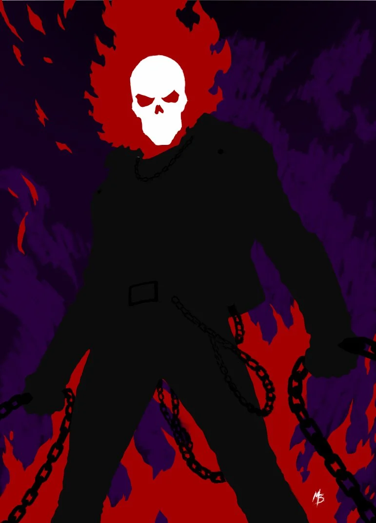 Ghost Rider by Mark Bartle 03 Flat Colours.jpg