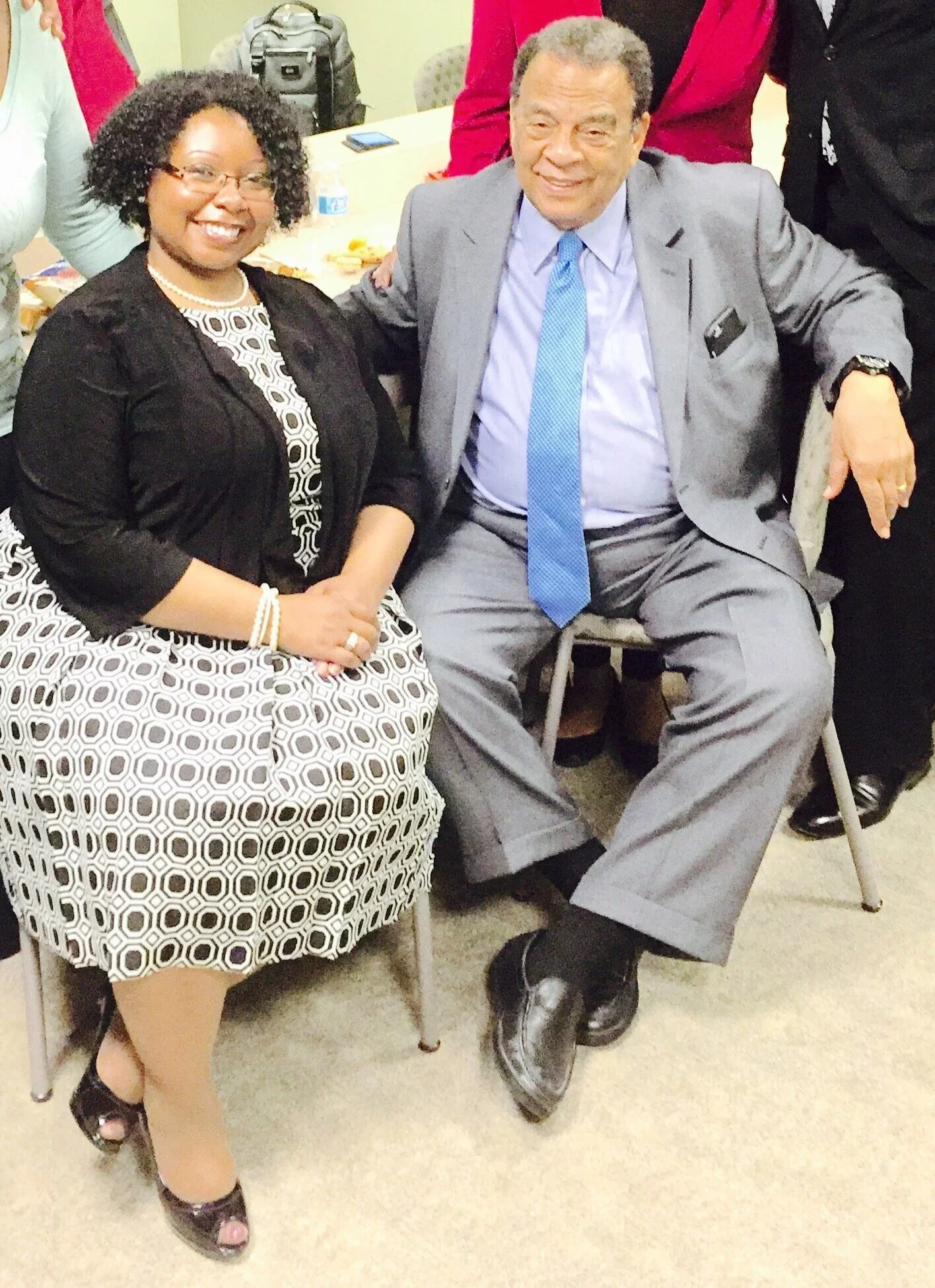 With civil rights leader & U.S. Ambassador Andrew Young