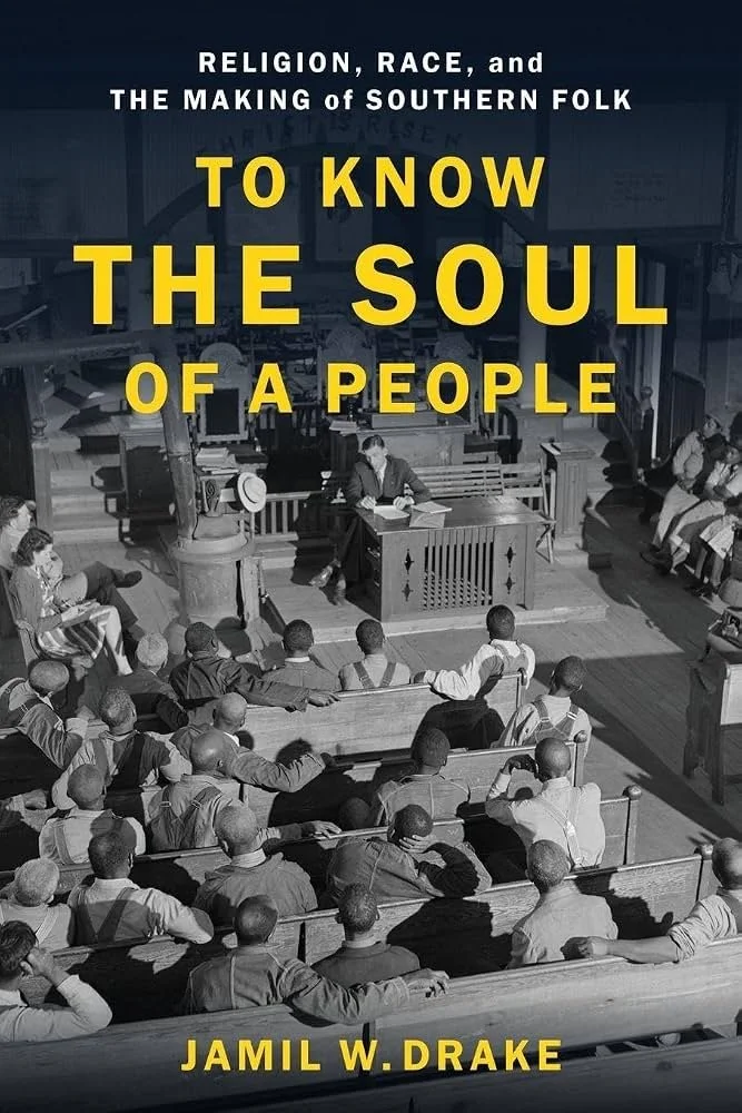"To Know the Soul of a People" book cover by Jamil Drake with a historic photo inside an interracial Southern church sanctuary