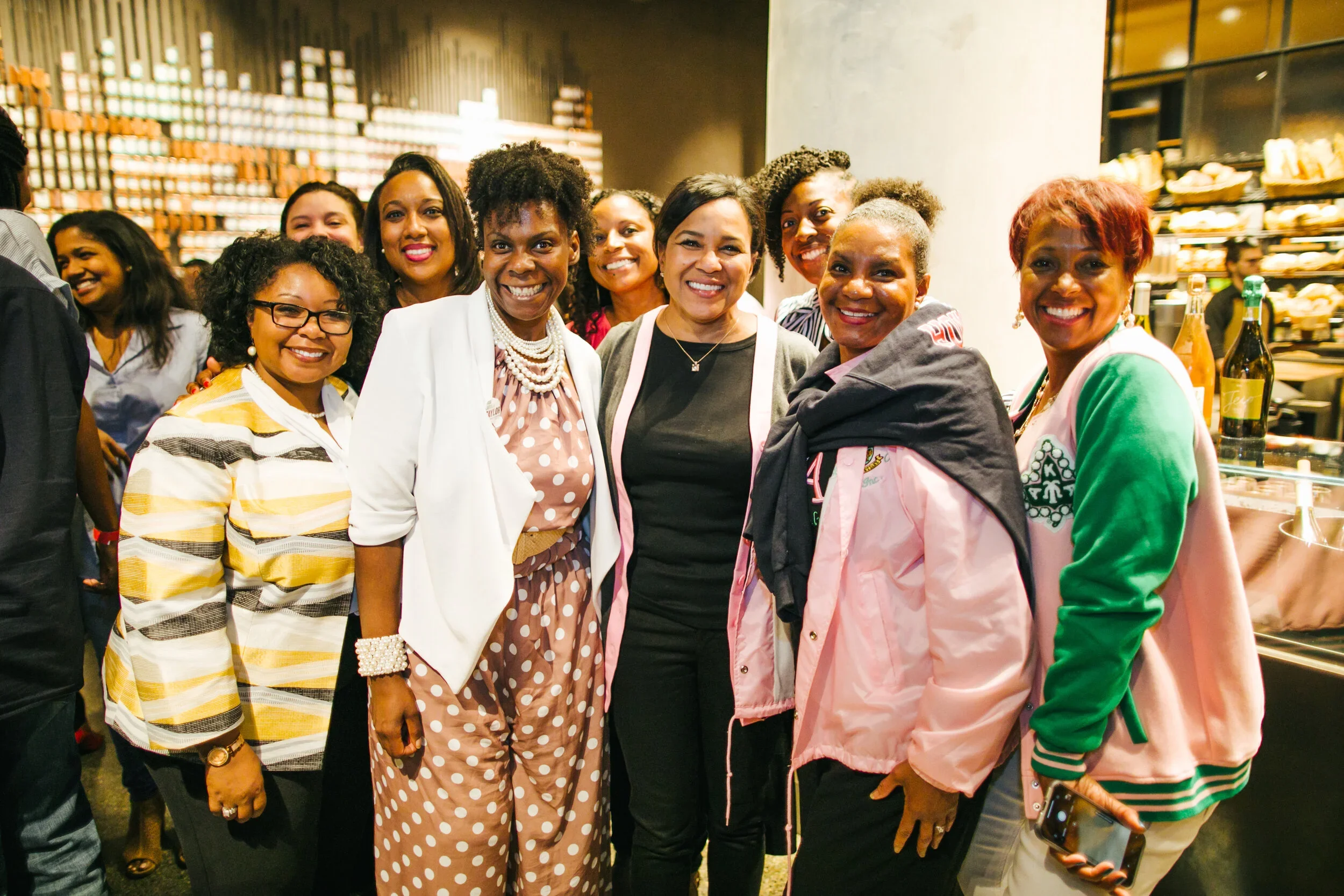 With Rosalind Brewer and Sorority
