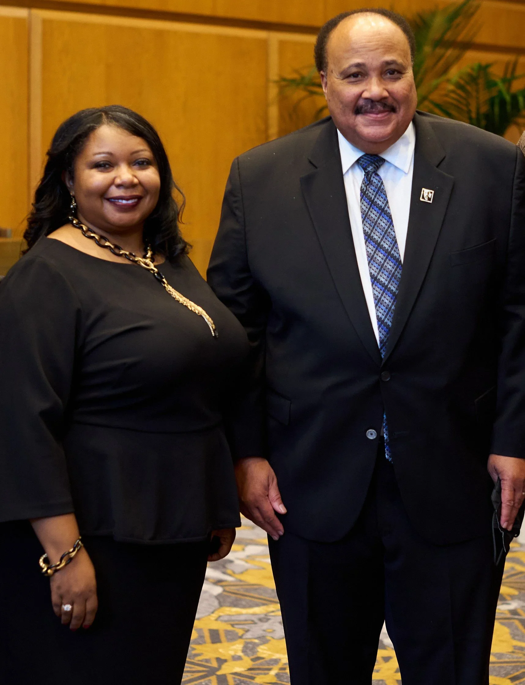 With Martin Luther King III