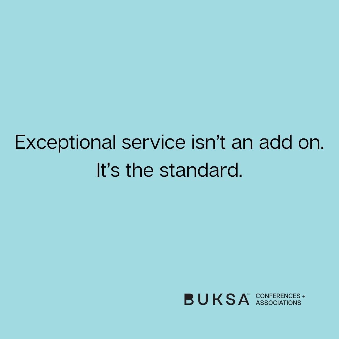 Great events aren&rsquo;t just about schedules and venues&mdash;they&rsquo;re about how you make people feel. At BUKSA, we go beyond the details to bring a personal touch to every moment. Whether it&rsquo;s anticipating a need or adding that unexpect