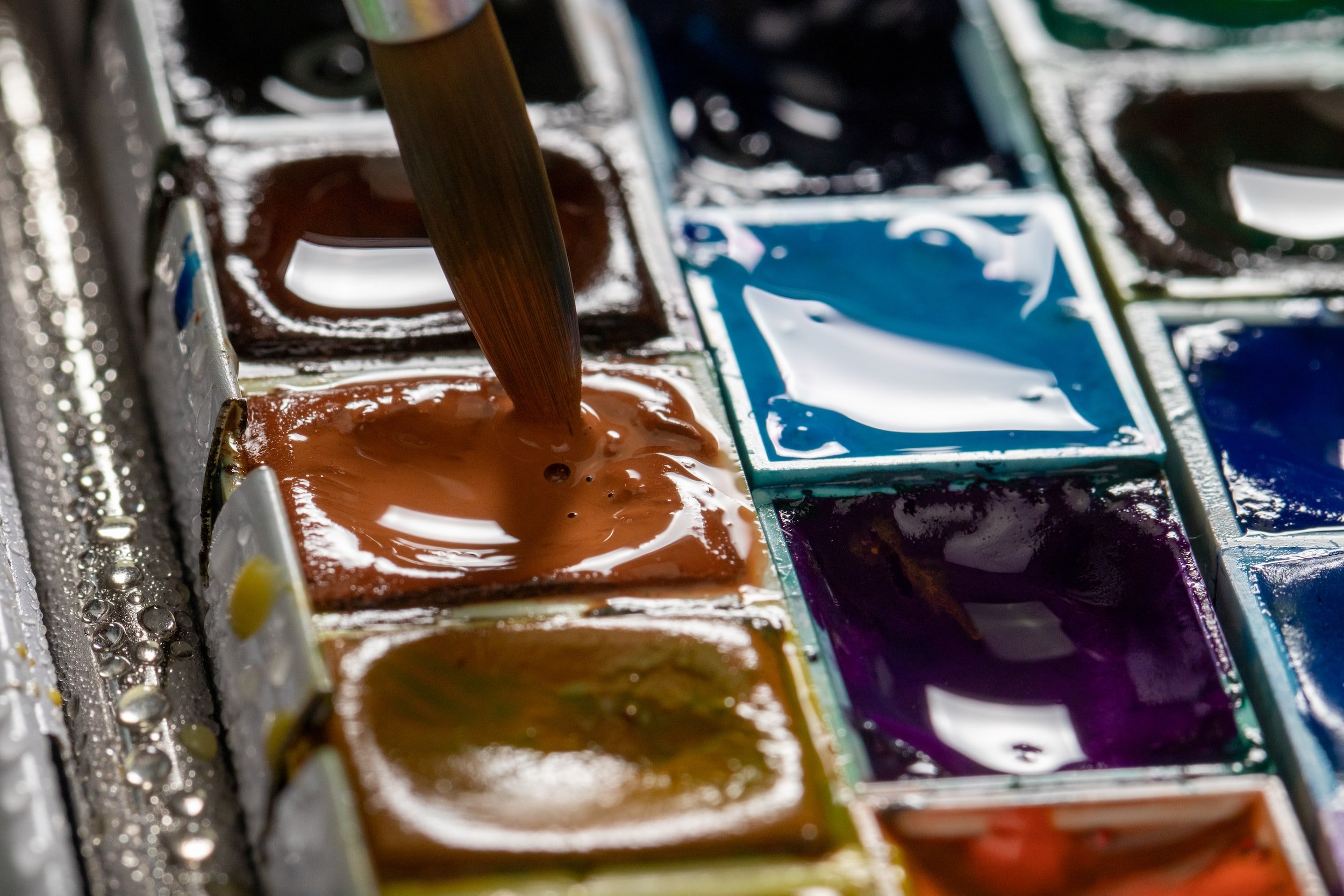 What is gouache painting?