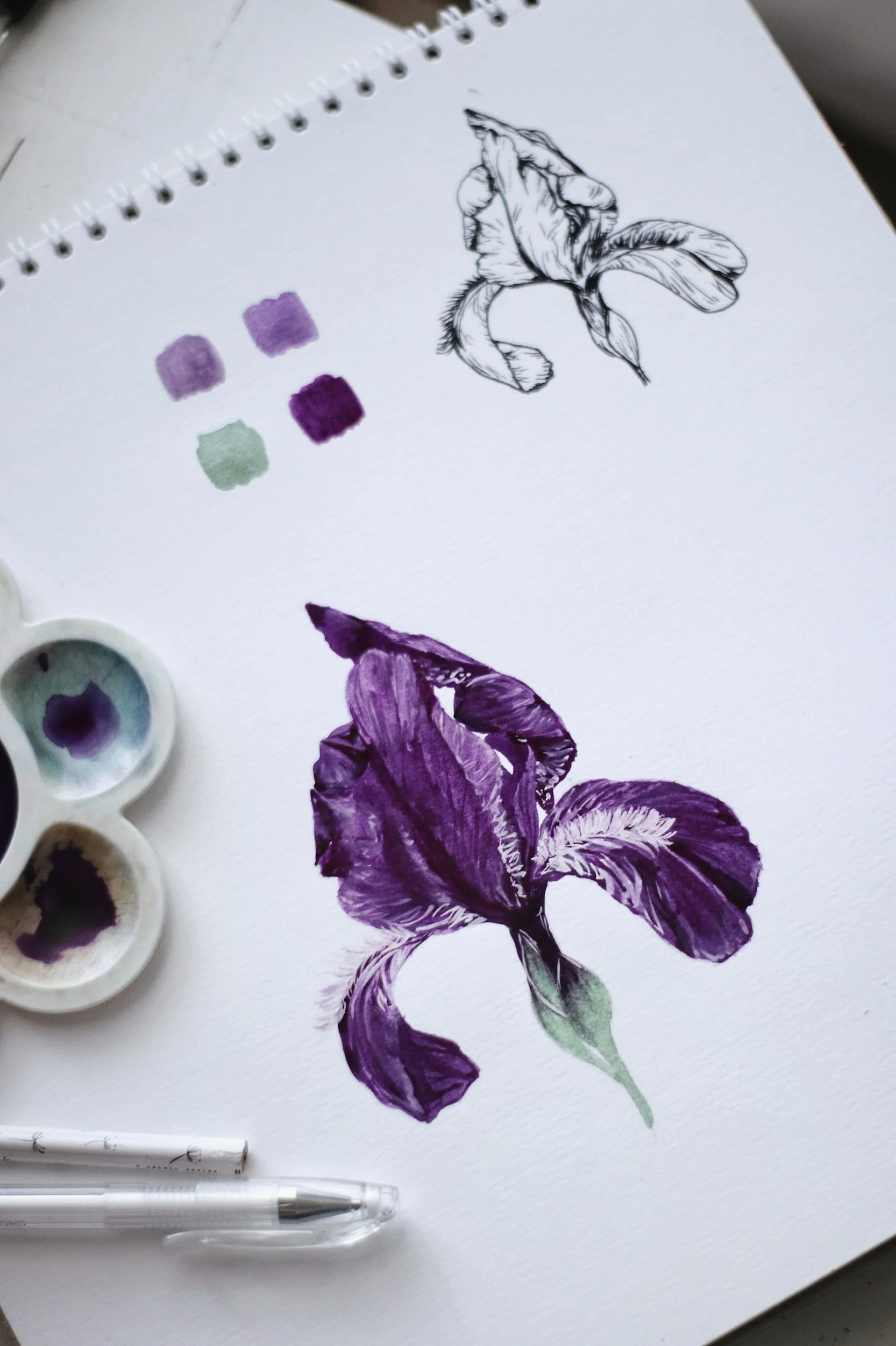 What is gouache painting?