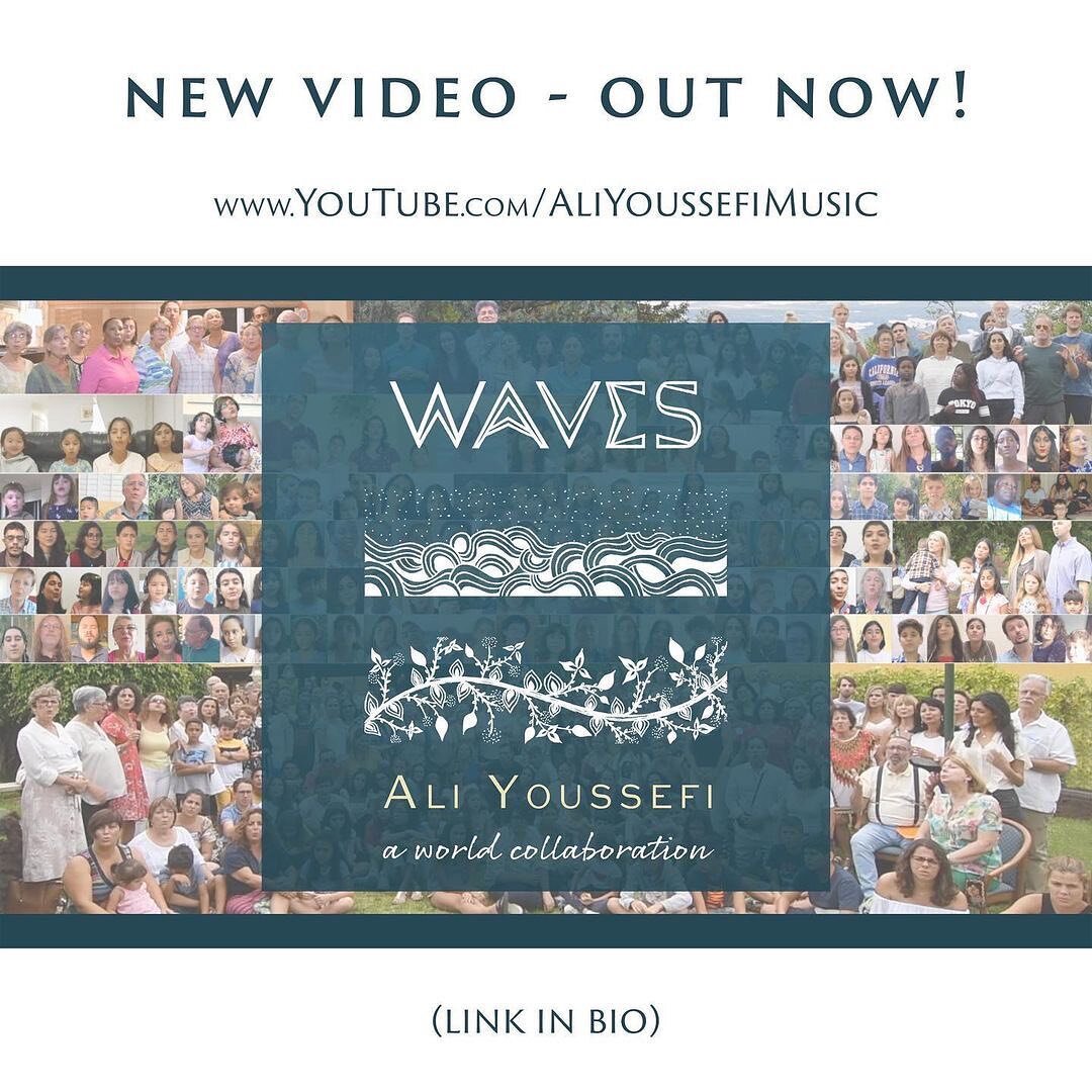 #repost @aliyoussefi.music
・・・
It is with great joy that we have just released the official video for the new world collaboration of &lsquo;Waves&rsquo;!  Featuring over 400 participants from 38 countries and territories, &lsquo;Waves&rsquo; is a hap
