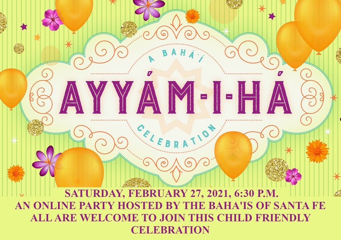 Happy Ayyám-i-Há! ❤️🎉

This is a time when Bahá&rsquo;ís redouble their efforts to extend love, fellowship, charity, and generosity to their friends, family and neighbors. These four &ldquo;intercalery days&rdquo; of Ayyám-i-Há, meaning &ldquo