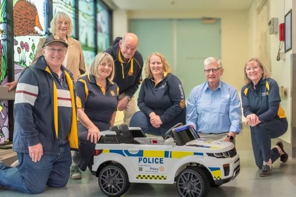Remote-controlled car aims to ease young patients’ anxiety at hospital