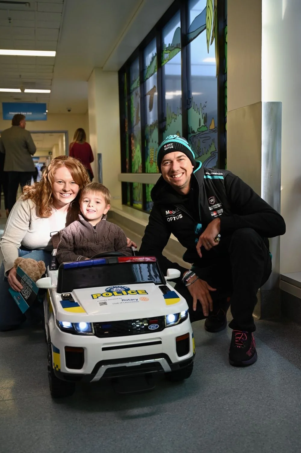 Supercars star drives smiles and support for medical research