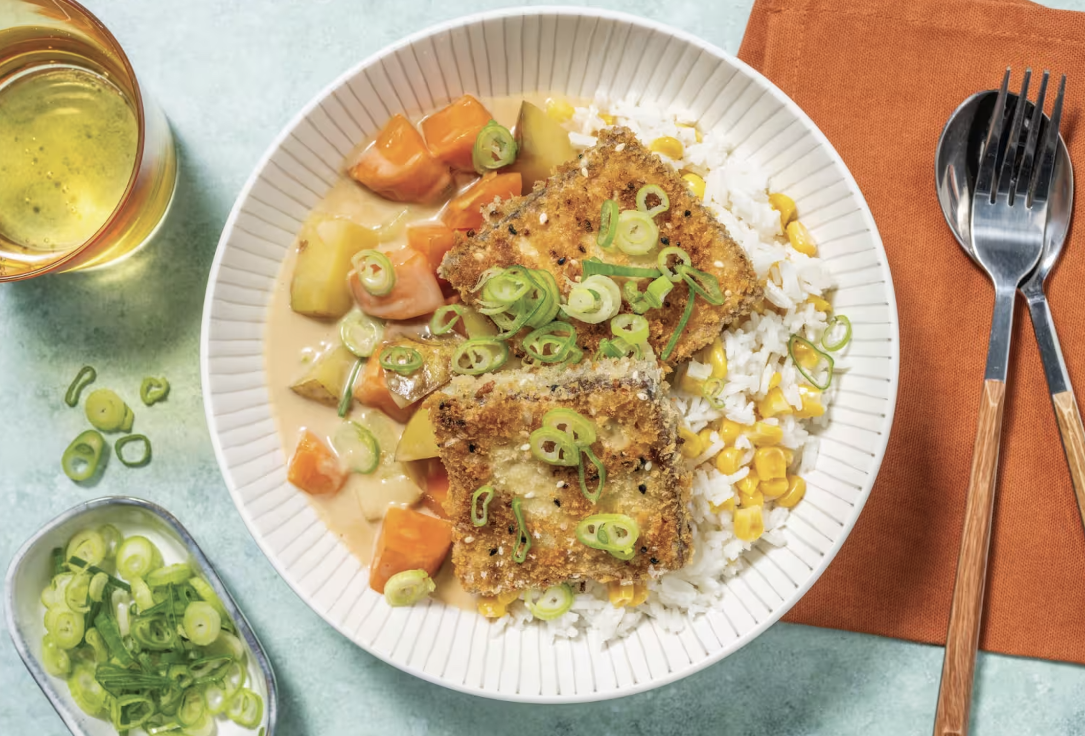 Japanese Crumbed Tofu &amp; Golden Curry