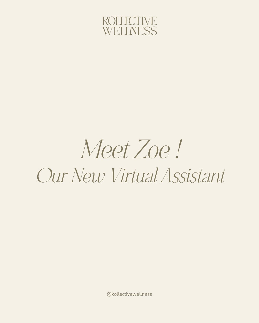 Big news behind the scenes at Kollective Wellness ✨⁠
⁠
As many of you know, this year has been full! Clinic has been busier than ever, and I&rsquo;m also deep in my Master&rsquo;s in Acupuncture (one year to go!).⁠
To help me keep everything running 