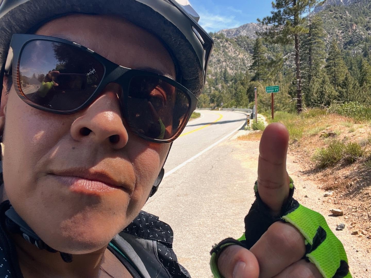 Climbed 3,500 feet over 11 miles and hit 5,000 feet of elevation. Grateful to my friend @bit.ly_jesi for being so willing to do a challenging climb on the 39. It was epic and beautiful. Purifying, wonderful and powerful reflection time. Oh and the