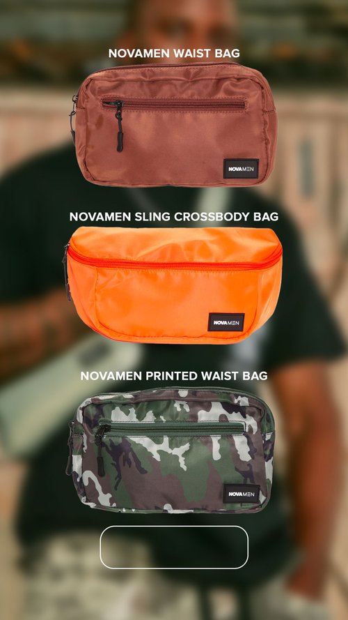 Novamen Crossbody Bag - Black