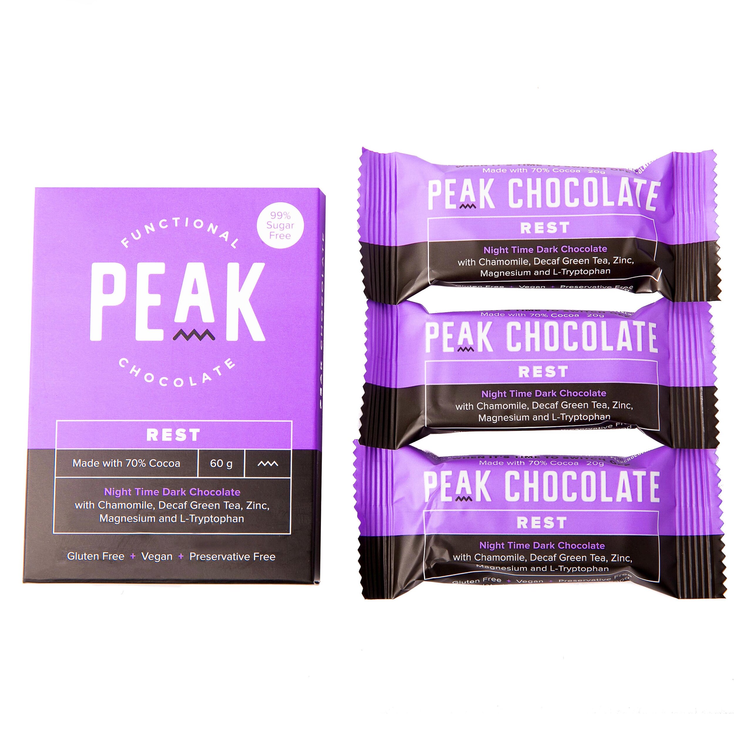 Peak Functional Chocolate for Rest
