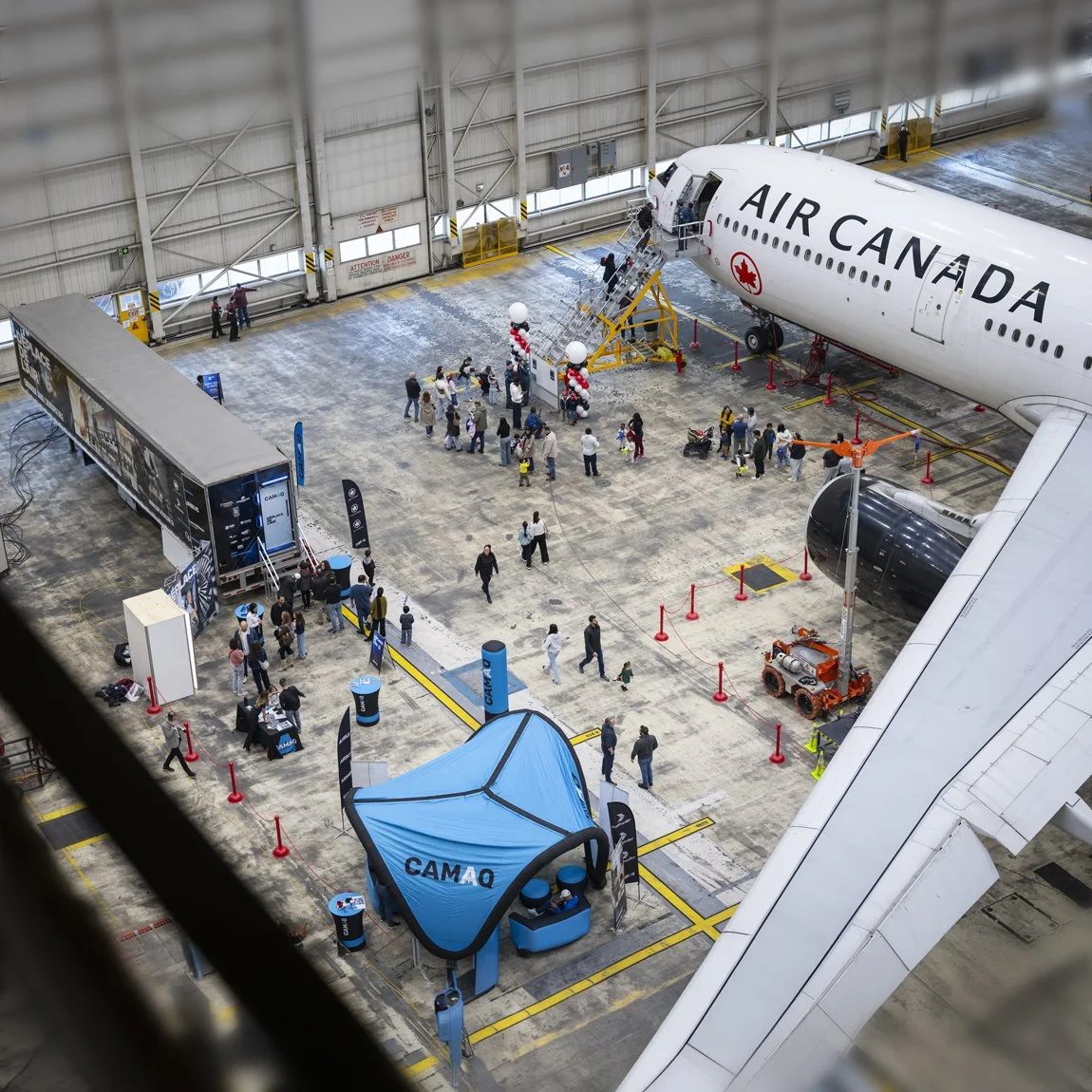 Journée Famille d’Air Canada : le CAMAQ et Tandem y étaient!
