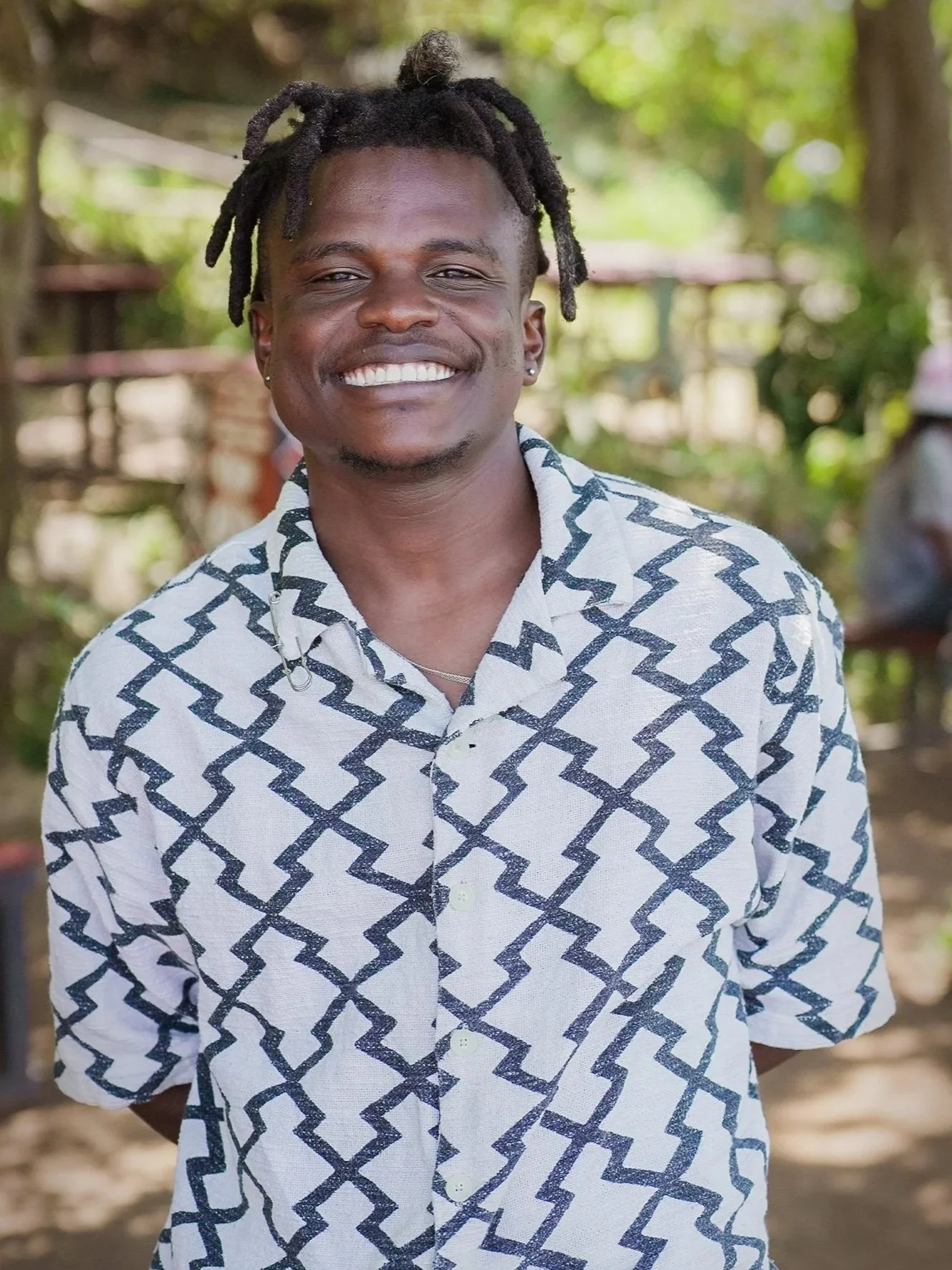 Tafari the photographer laughing