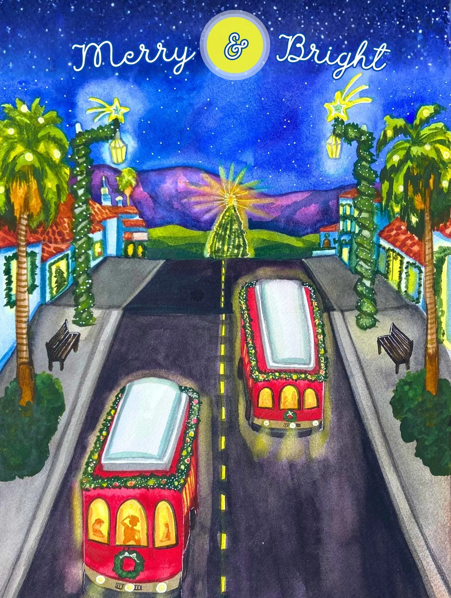 Wishing you a very Merry and Bright Christmas 🎄 🚋 ❤️✨