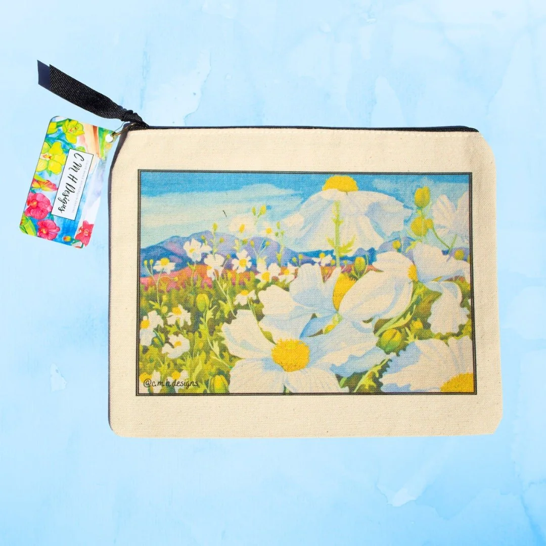 Matilija in Paradise Zippered Bag