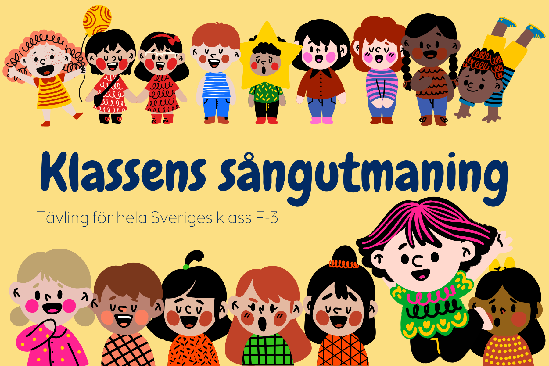 Tävlingsstart - Klassens sångutmaning
