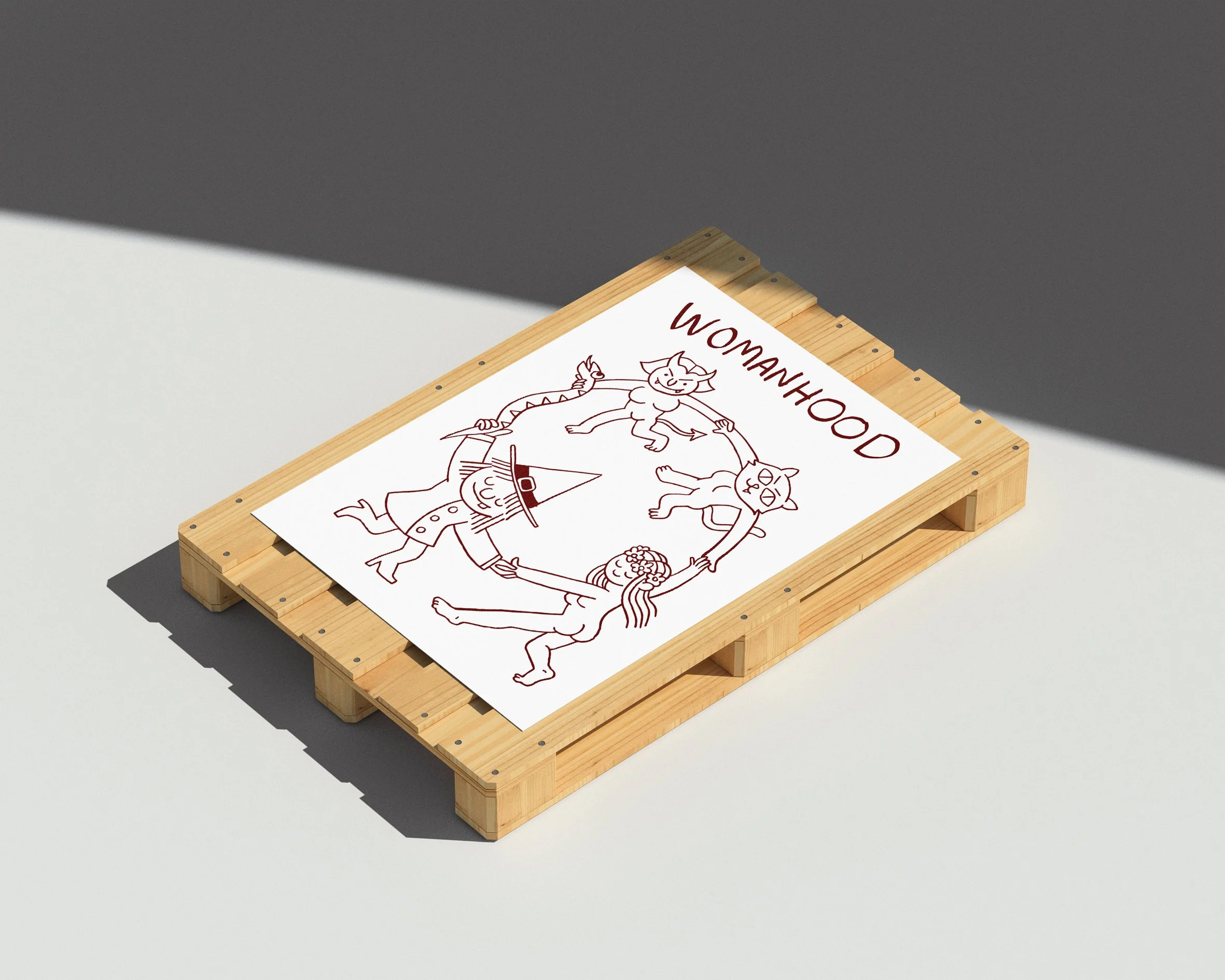 Poster Serigrafía Womanhood