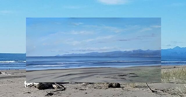 A quick little painting at Waiotahi beach on the way home 😊🎨👍
.
.
.
#nzartist #artistoninstagram #oilpainting #allaprima #enpleinairpainting #nzart #pleinairmag #ohope #waiotahi
