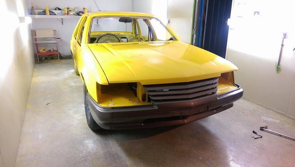 VK Holden Painted In Yellow