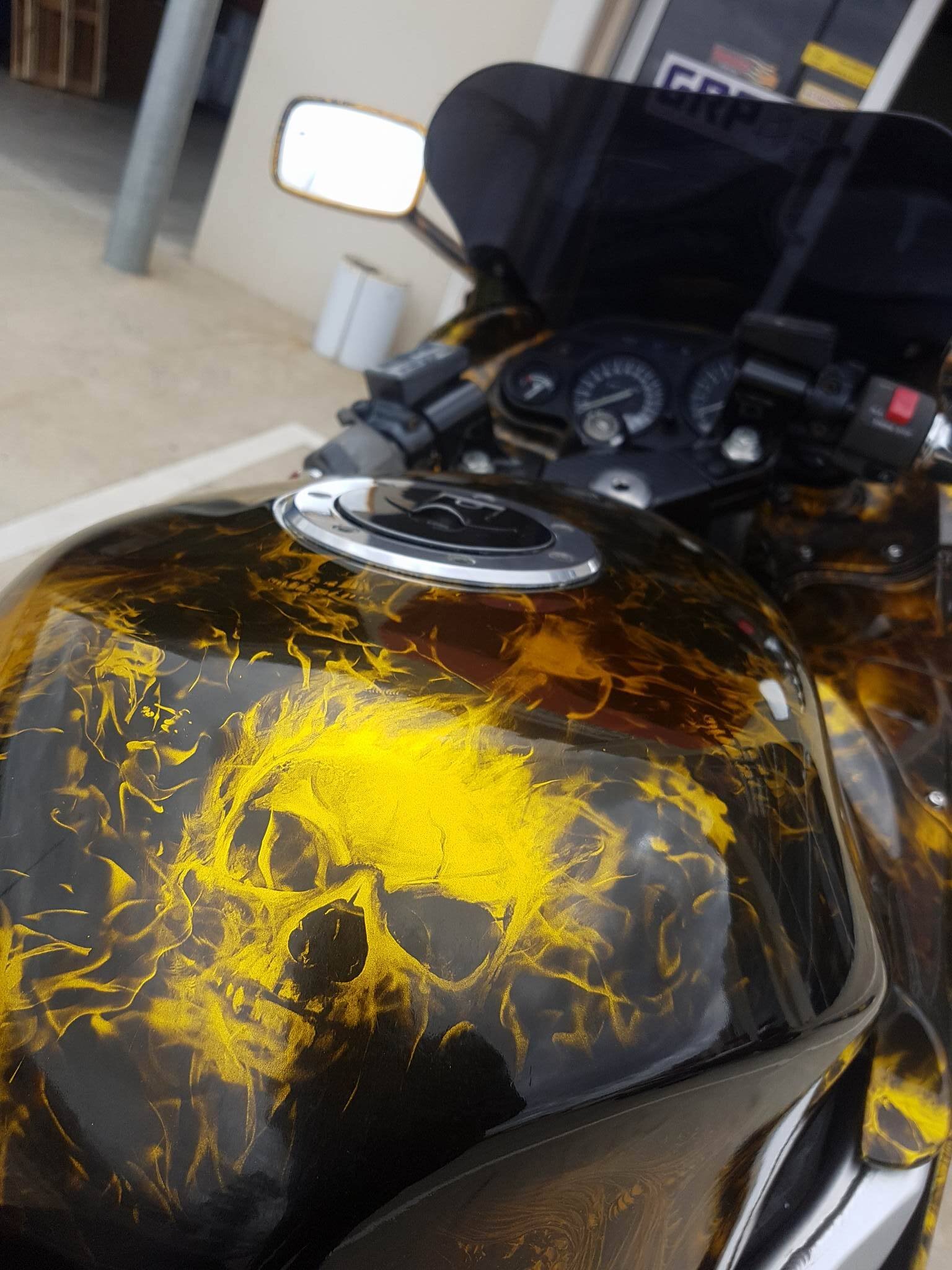 Hydro dipped Petrol Tank