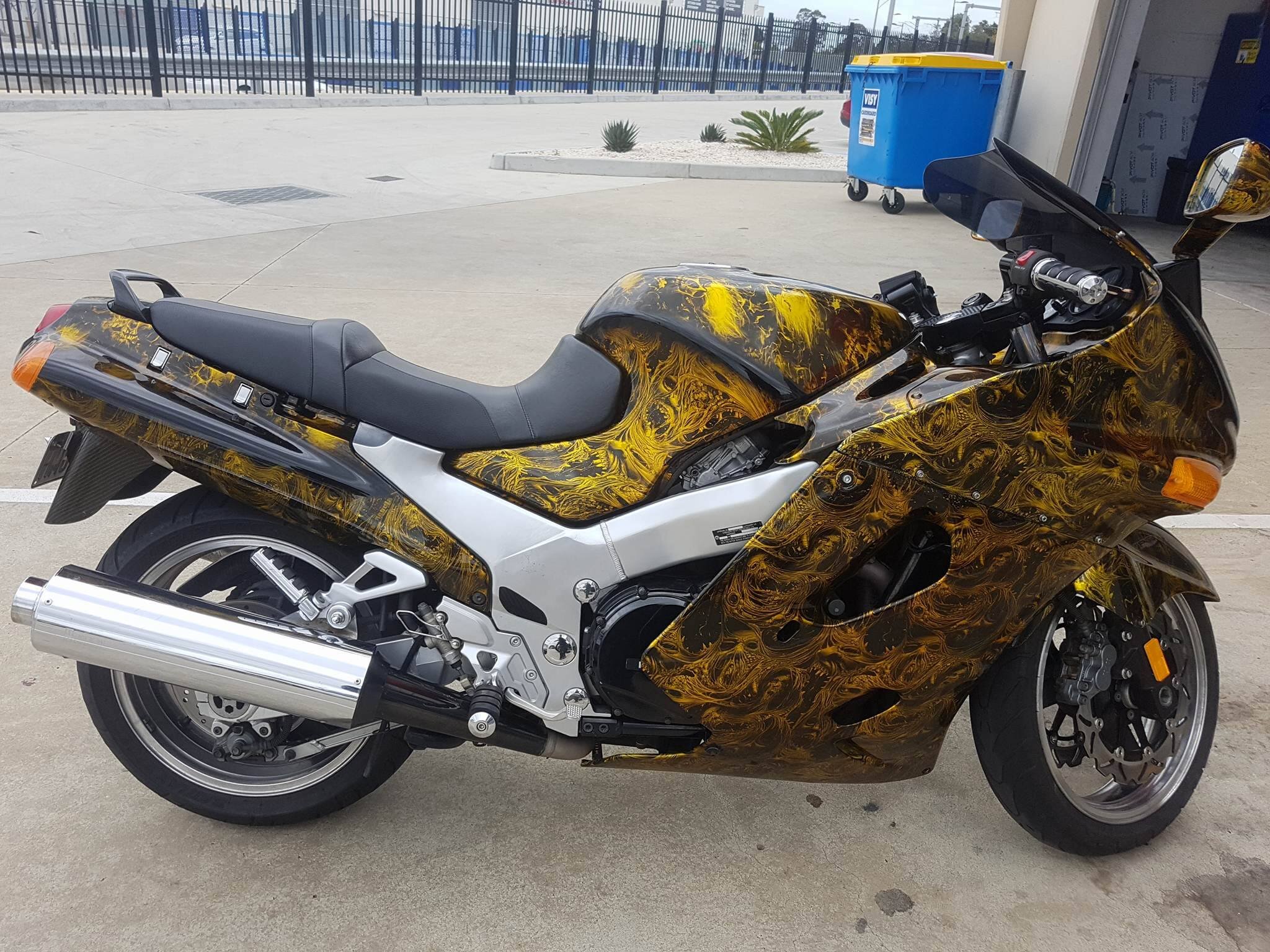 Aps Supplied Hydro Dipped Bike
