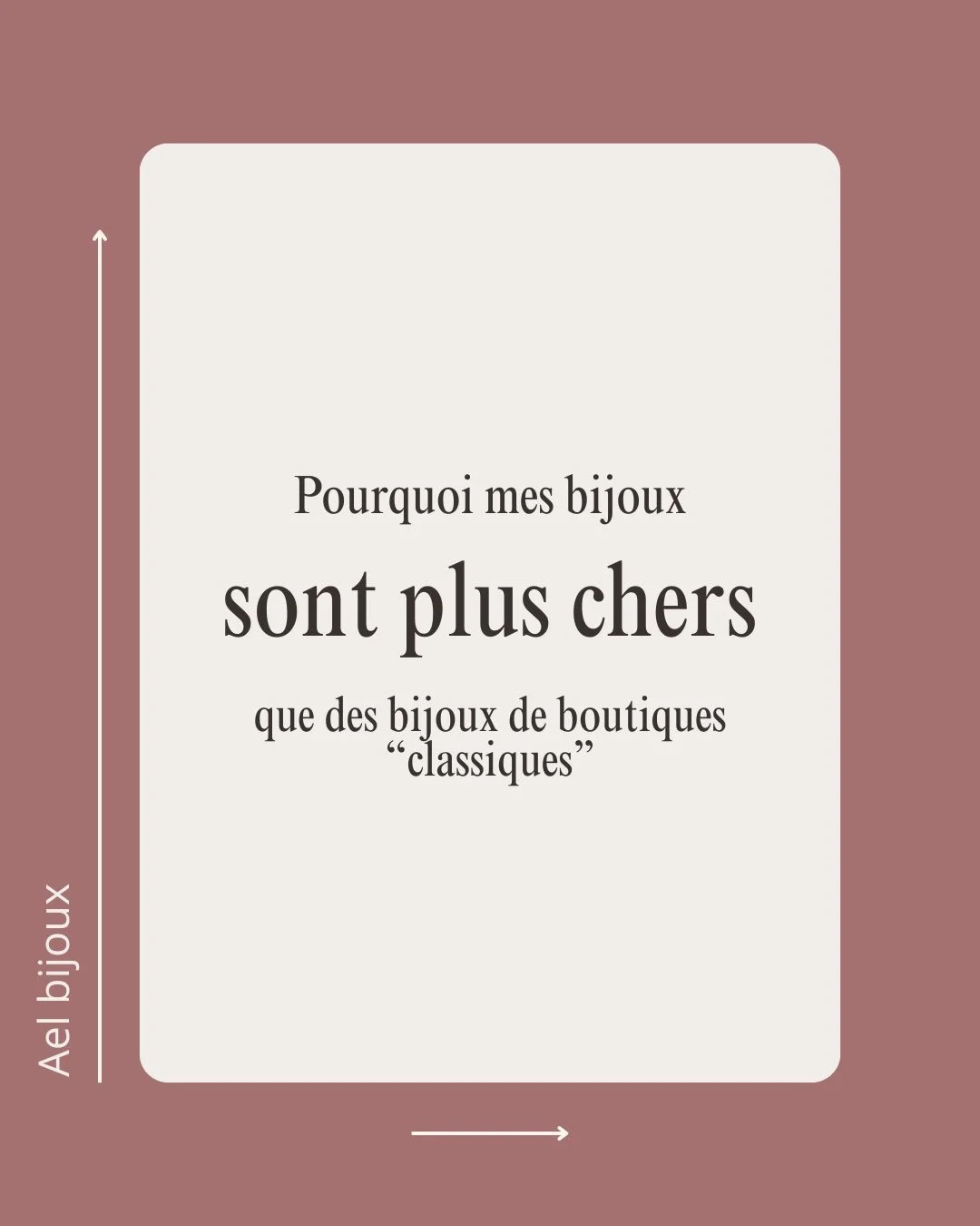 Quand on compare le poids r&eacute;el, la qualit&eacute; du m&eacute;tal et des pierres, le service et l&rsquo;accompagnement, finalement, est ce qu&rsquo;un bijou artisanal est vraiment plus cher ?

#localbusinessowners #madeinfrance #smallbusiness 