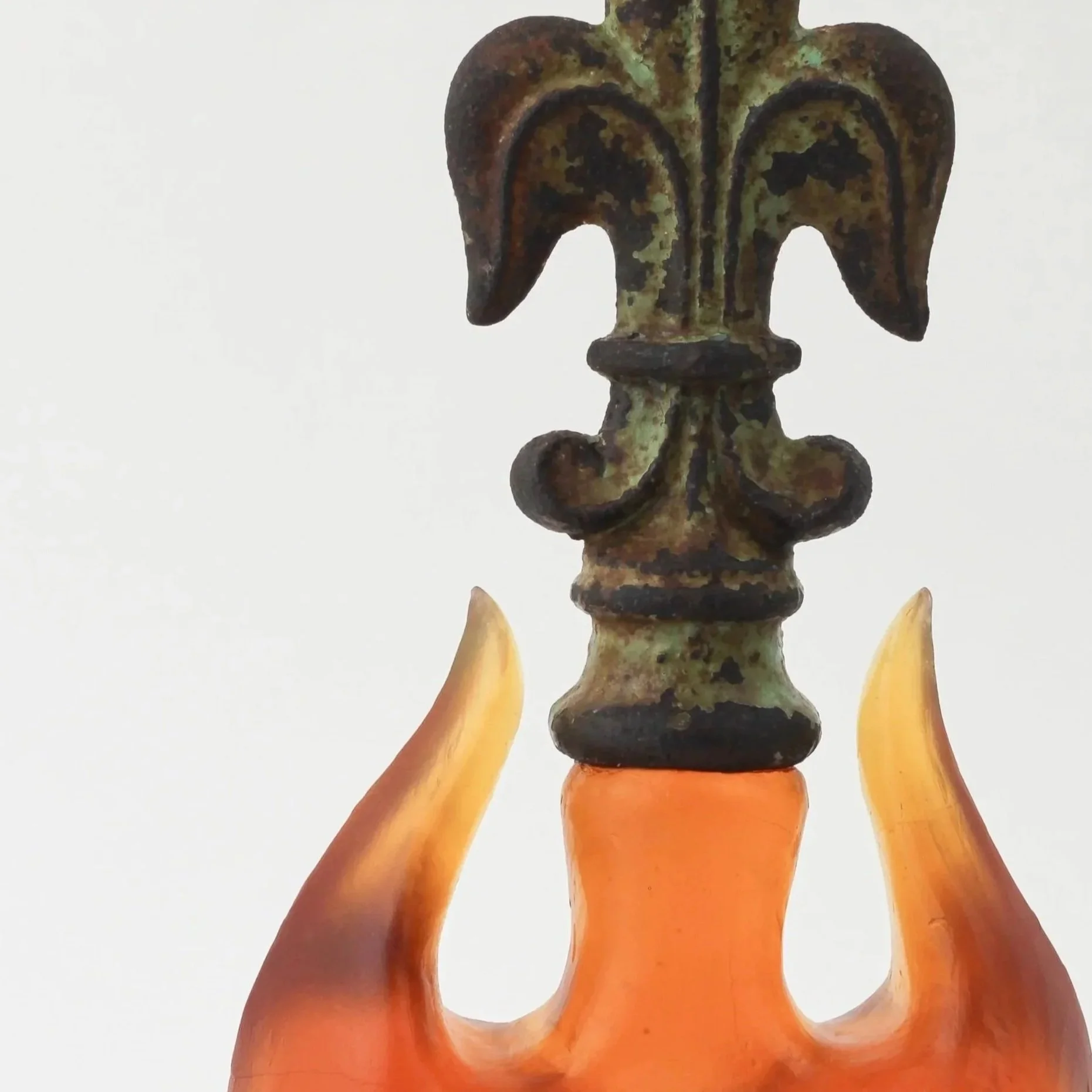 Robyn Campbell - Lace - cast glass, found object - mixed media - lostwax - sculpture