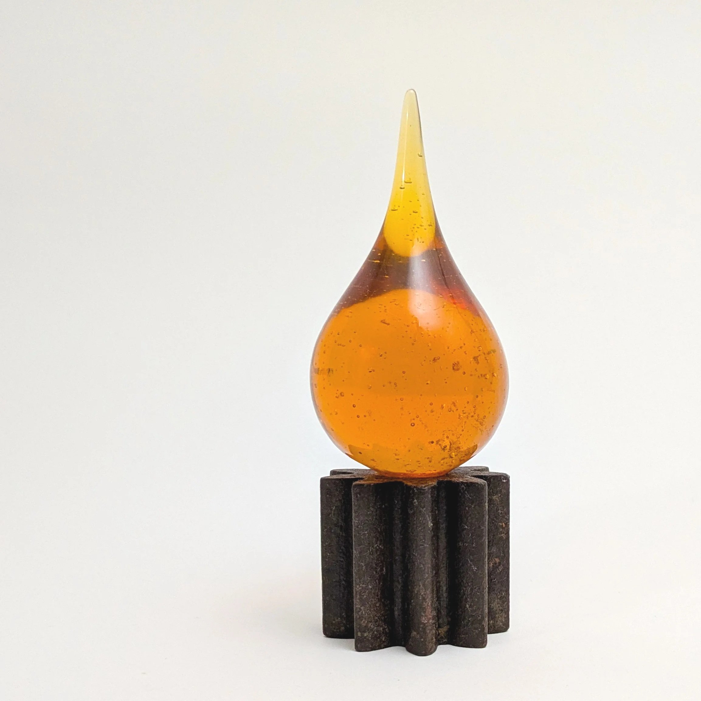Robyn Campbell - arc - cast glass, found object - mixed media - lostwax - sculpture