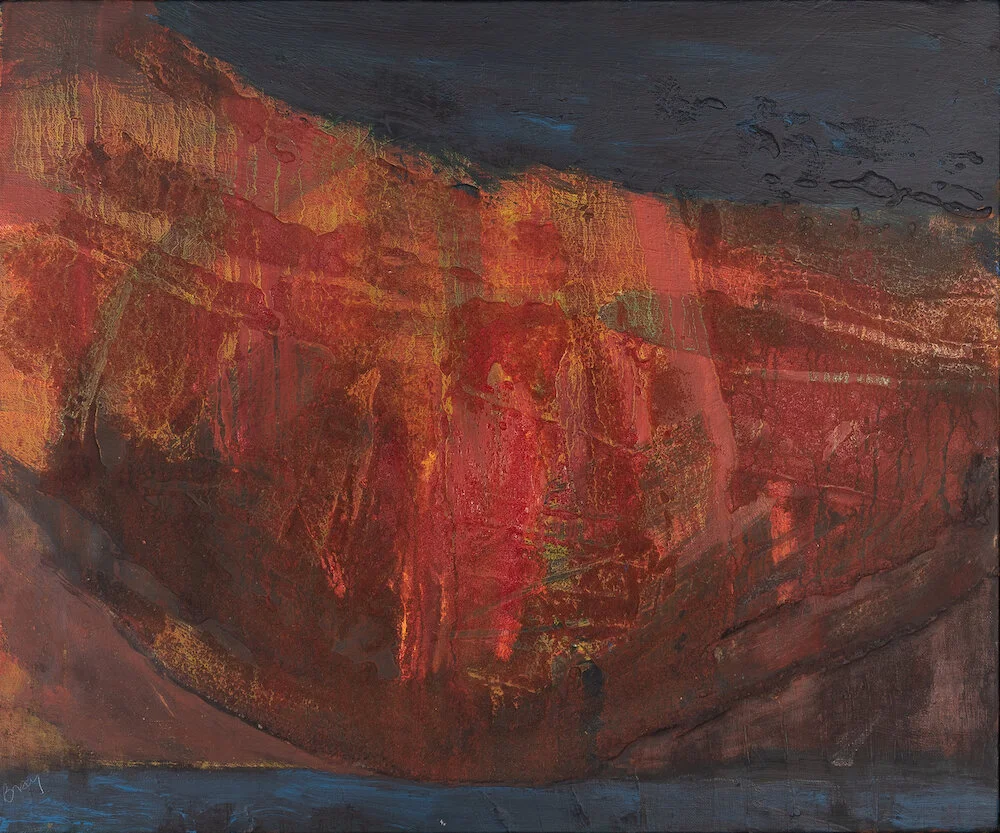 Pembroke I. Oil and sand on canvas. 1988