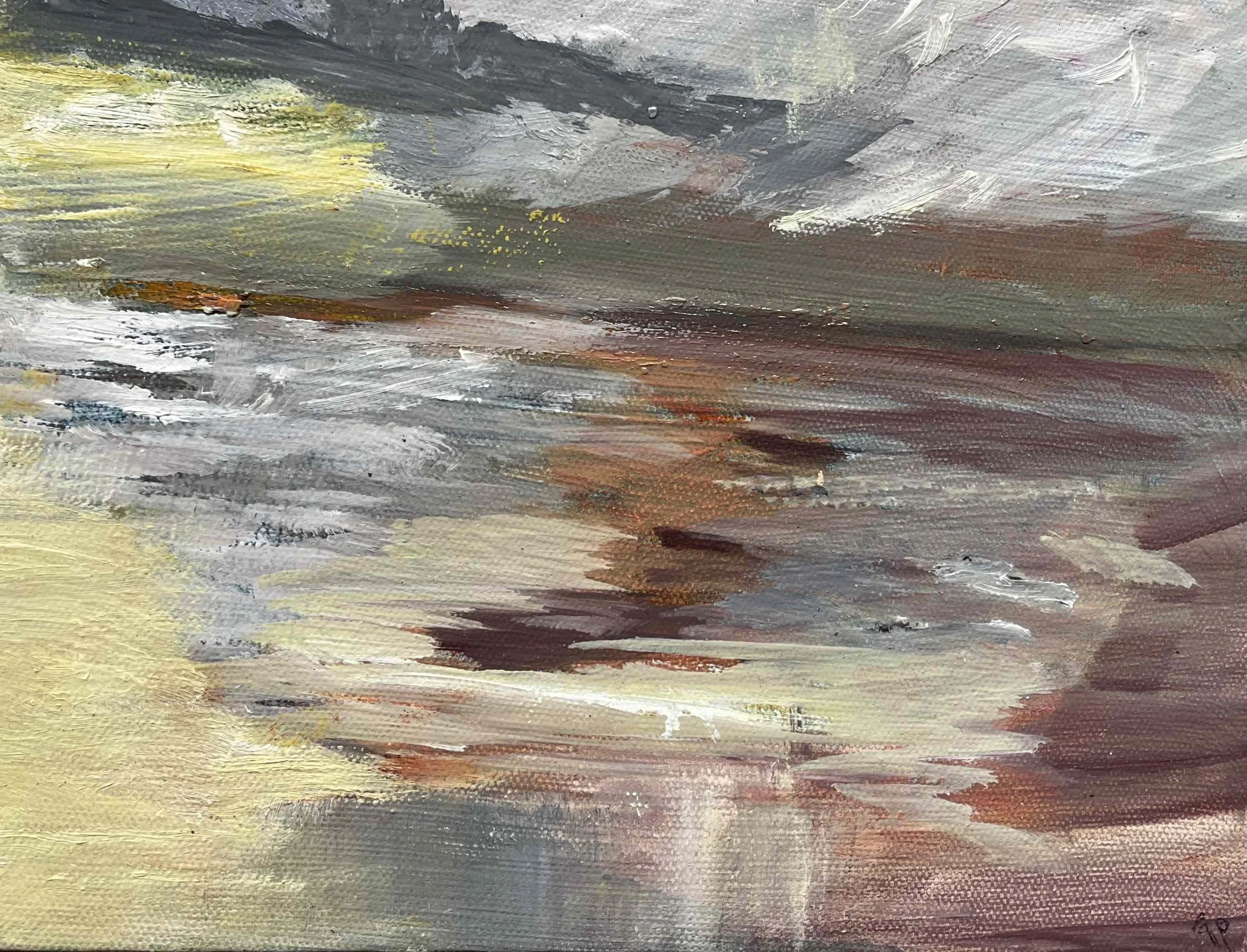 Tuema Pattie - Calm Sea. Evening Light