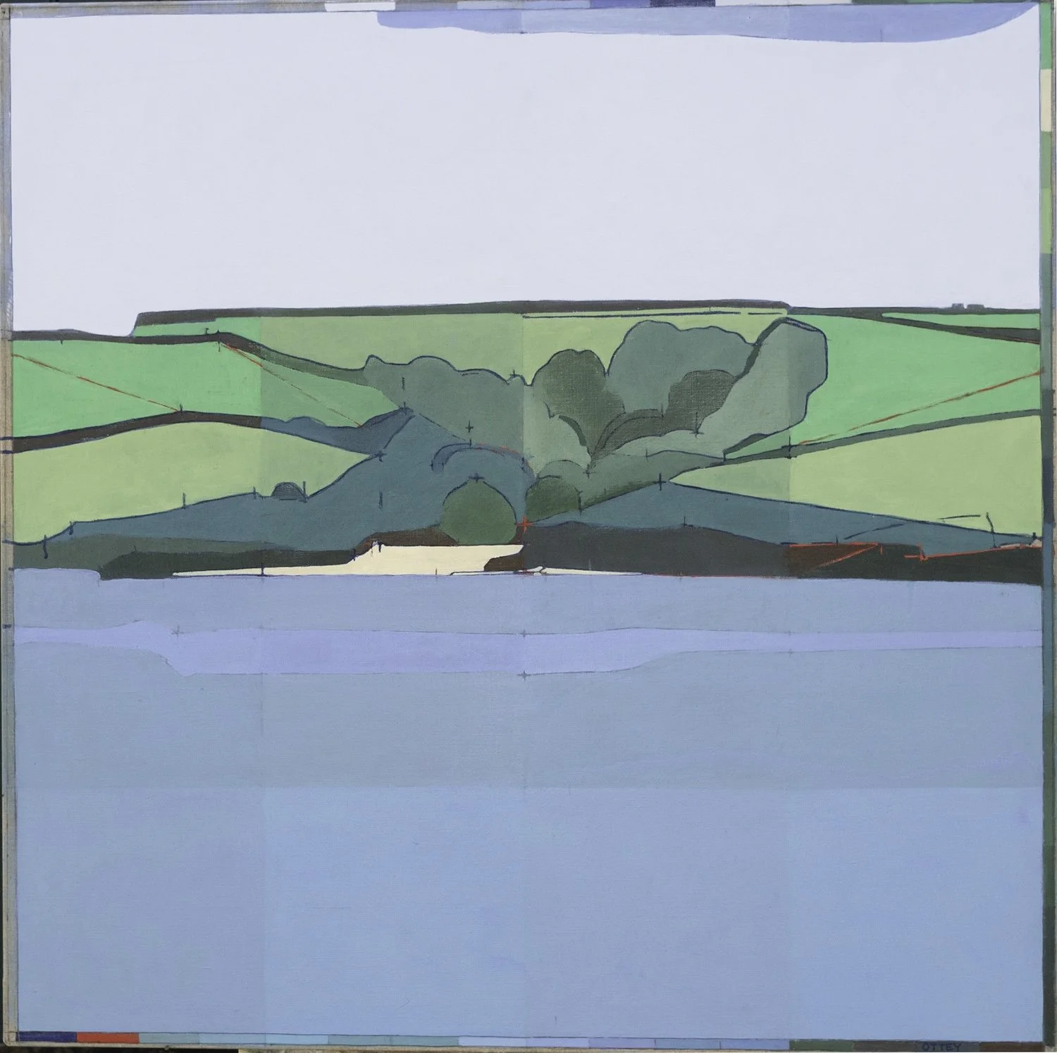 Daymer Bay. 107x107cms. Oil on Linen. 2022.jpg