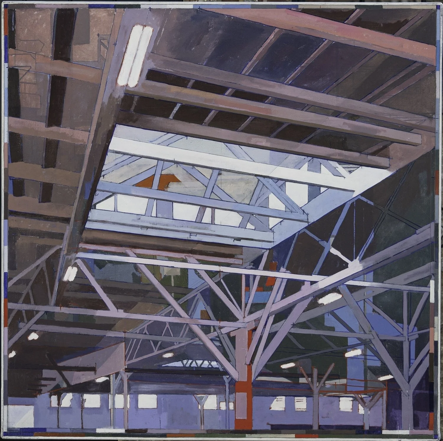 San Francisco Pier 29. 102x102. Oil on Linen. 2024.jpg