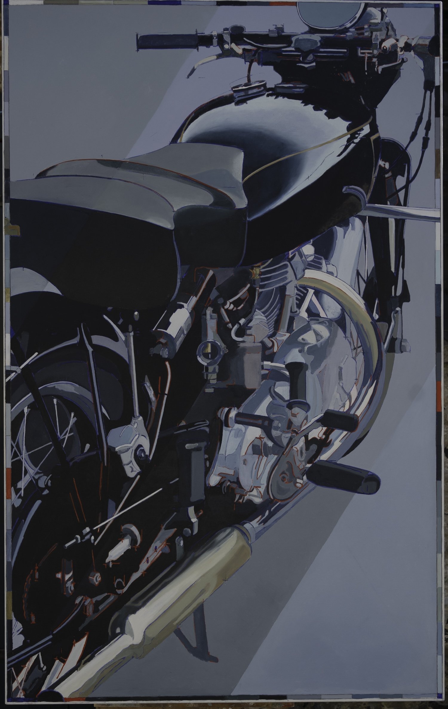 Blue Rapide. 163x102cms.Oil on Linen. 2020.jpg