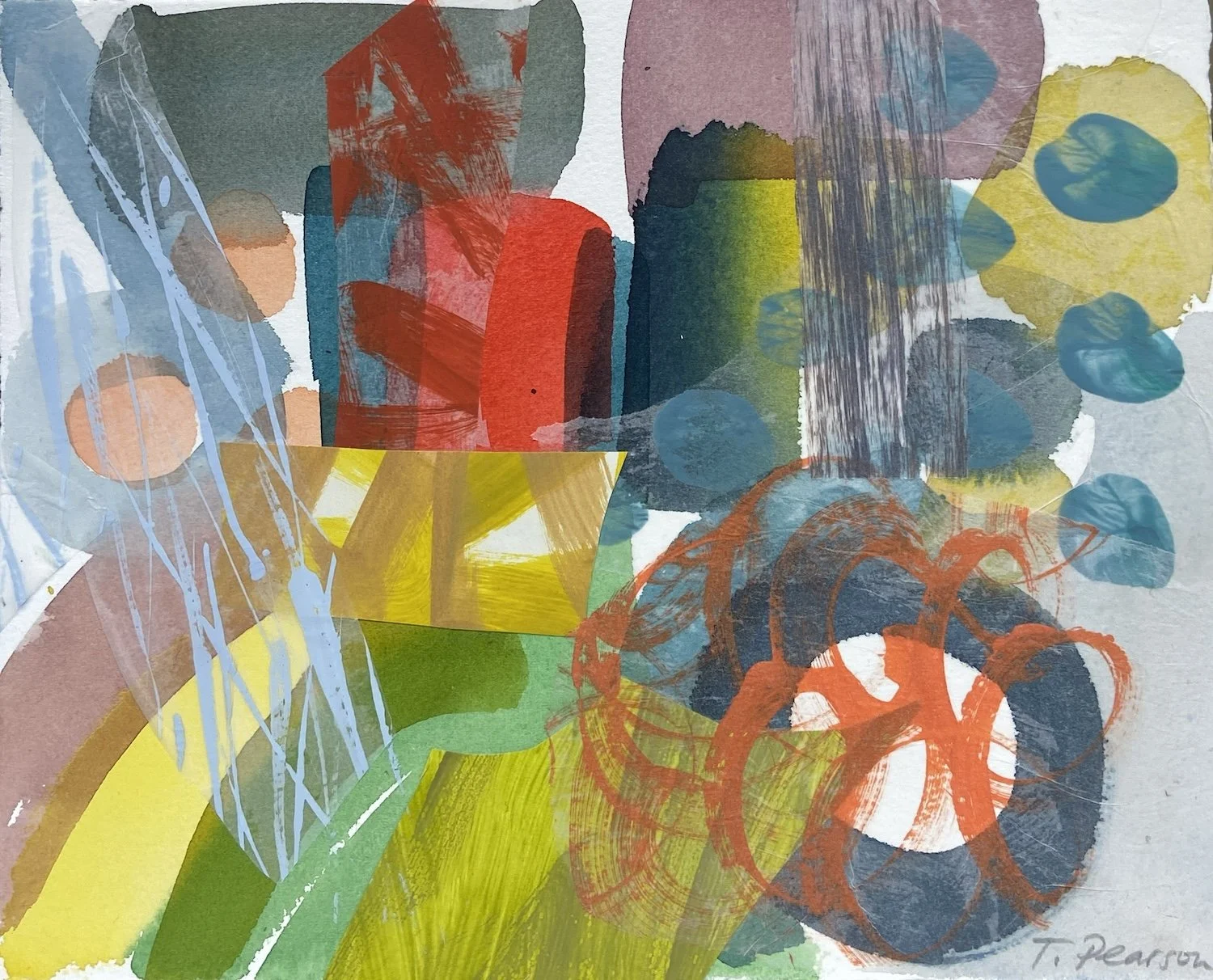 Pearson.Himalayan Garden Blocks 24x30cm watercolour with collage.Kevis.jpg
