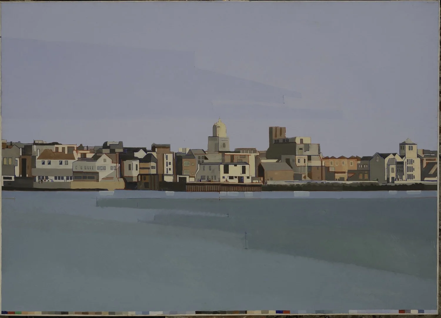 Spice Island from Gosport. 147x206cms. Oil on Linen. 1996-1997.jpg